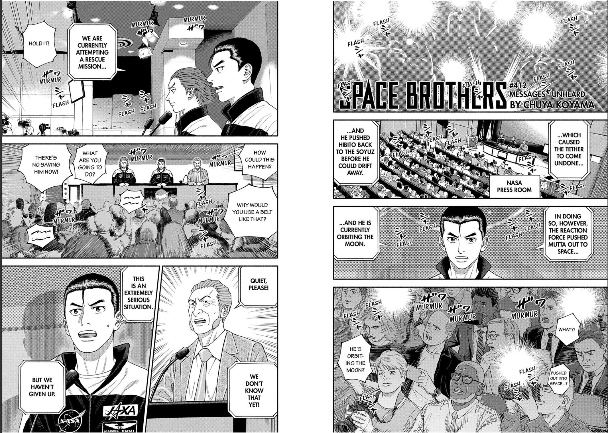 Uchuu Kyoudai Chapter 412 page 2 - Chapter 412