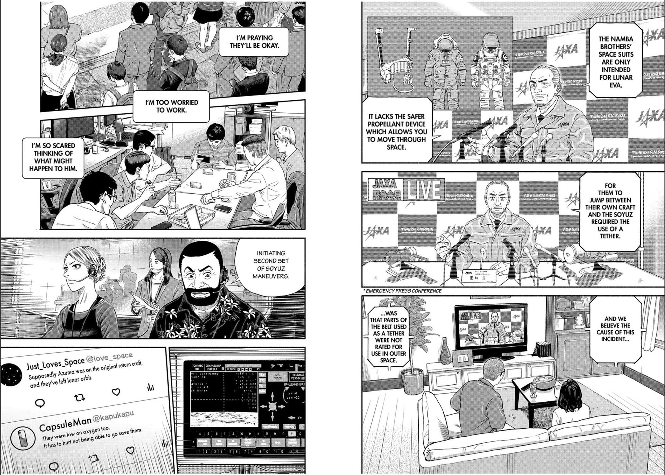 Uchuu Kyoudai Chapter 412 page 8 - Chapter 412