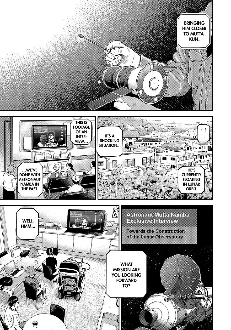 Uchuu Kyoudai Chapter 415 page 11 - Chapter 415