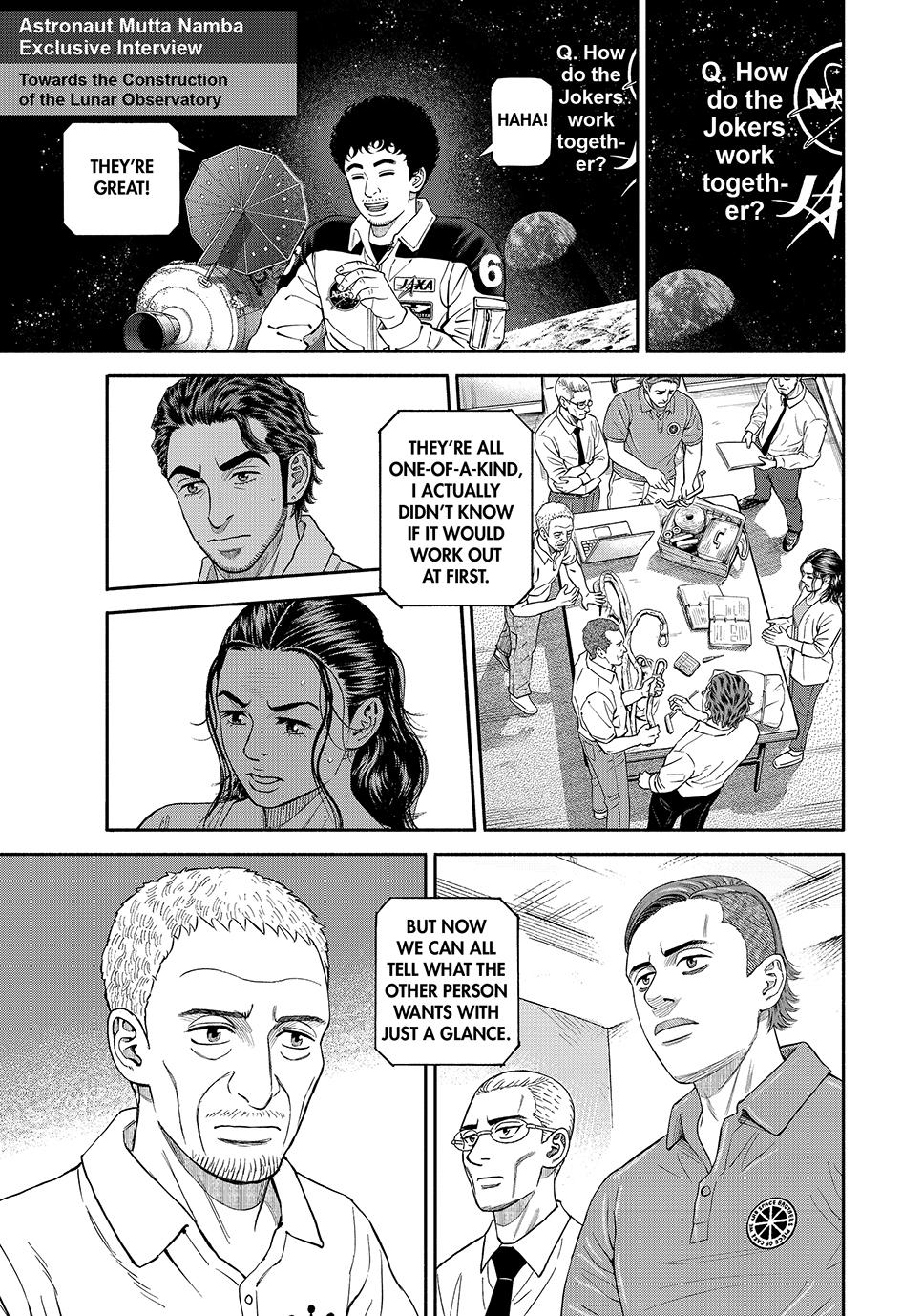 Uchuu Kyoudai Chapter 415 page 13 - Chapter 415