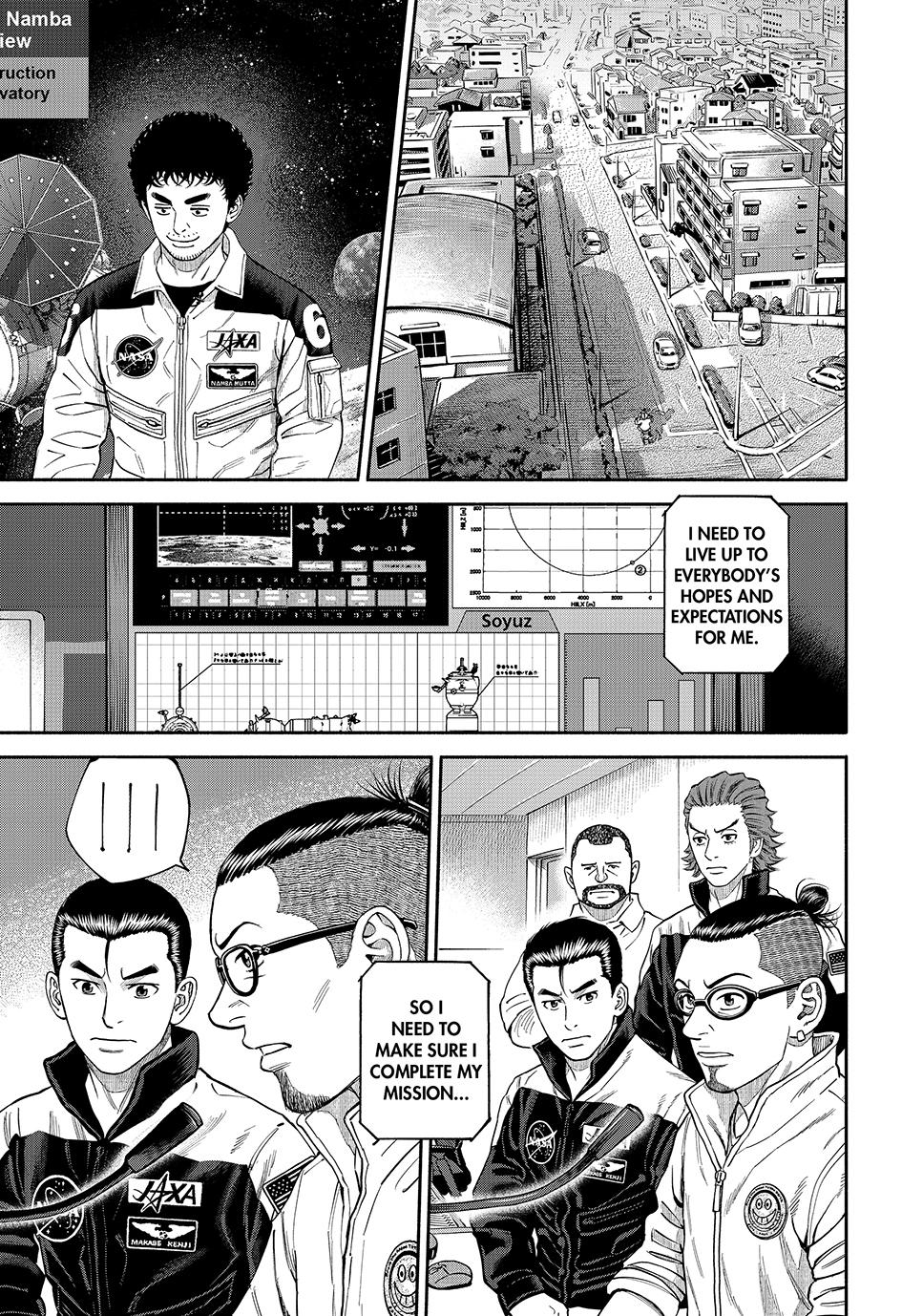 Uchuu Kyoudai Chapter 415 page 17 - Chapter 415