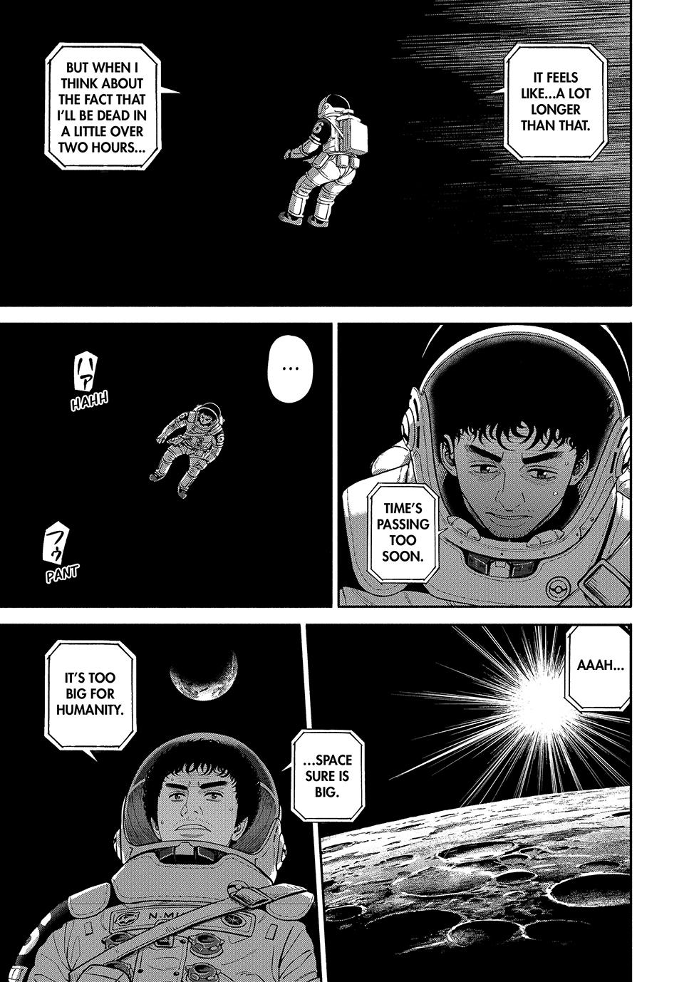 Uchuu Kyoudai Chapter 416 page 14 - Chapter 416