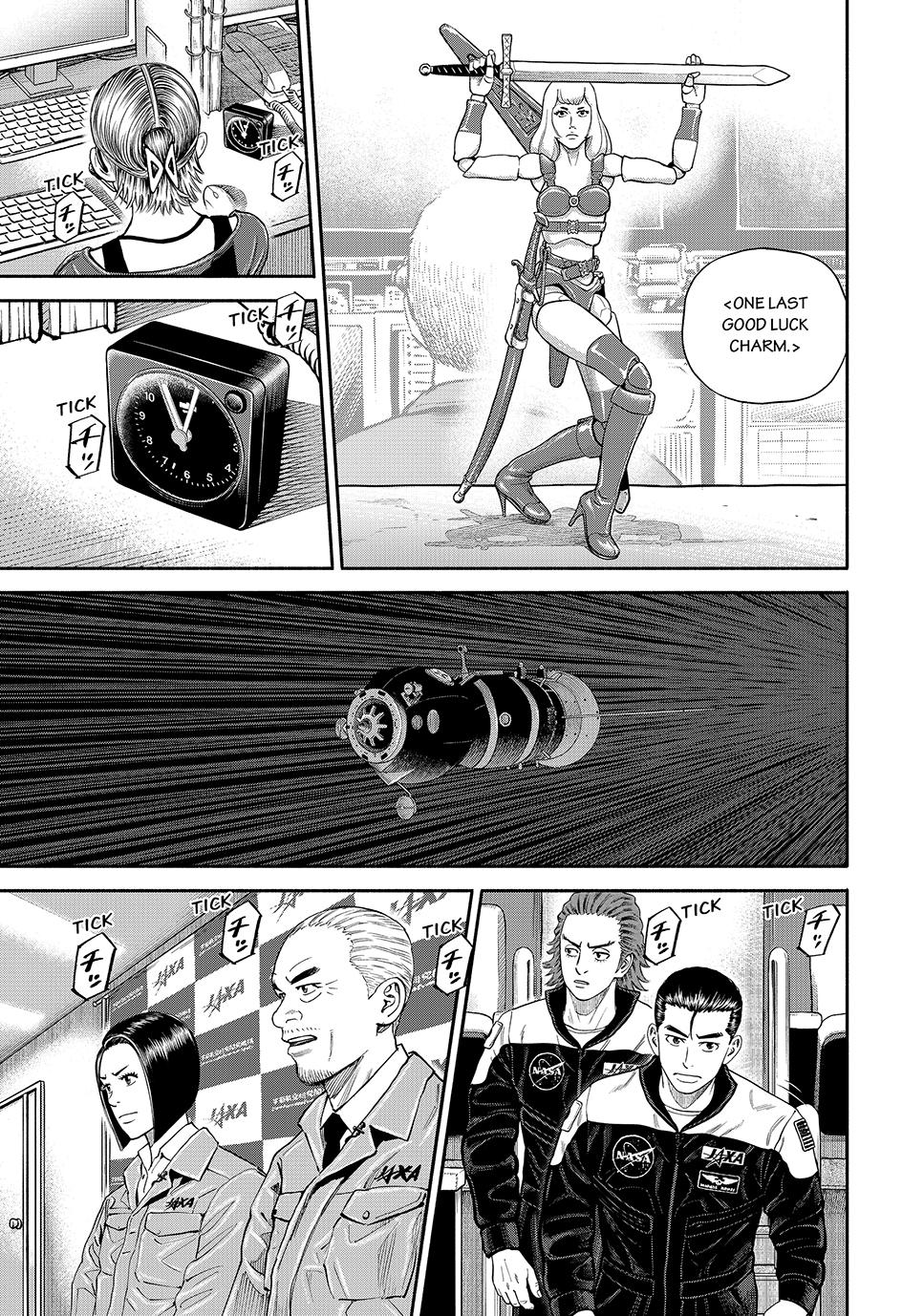 Uchuu Kyoudai Chapter 417 page 17 - Chapter 417
