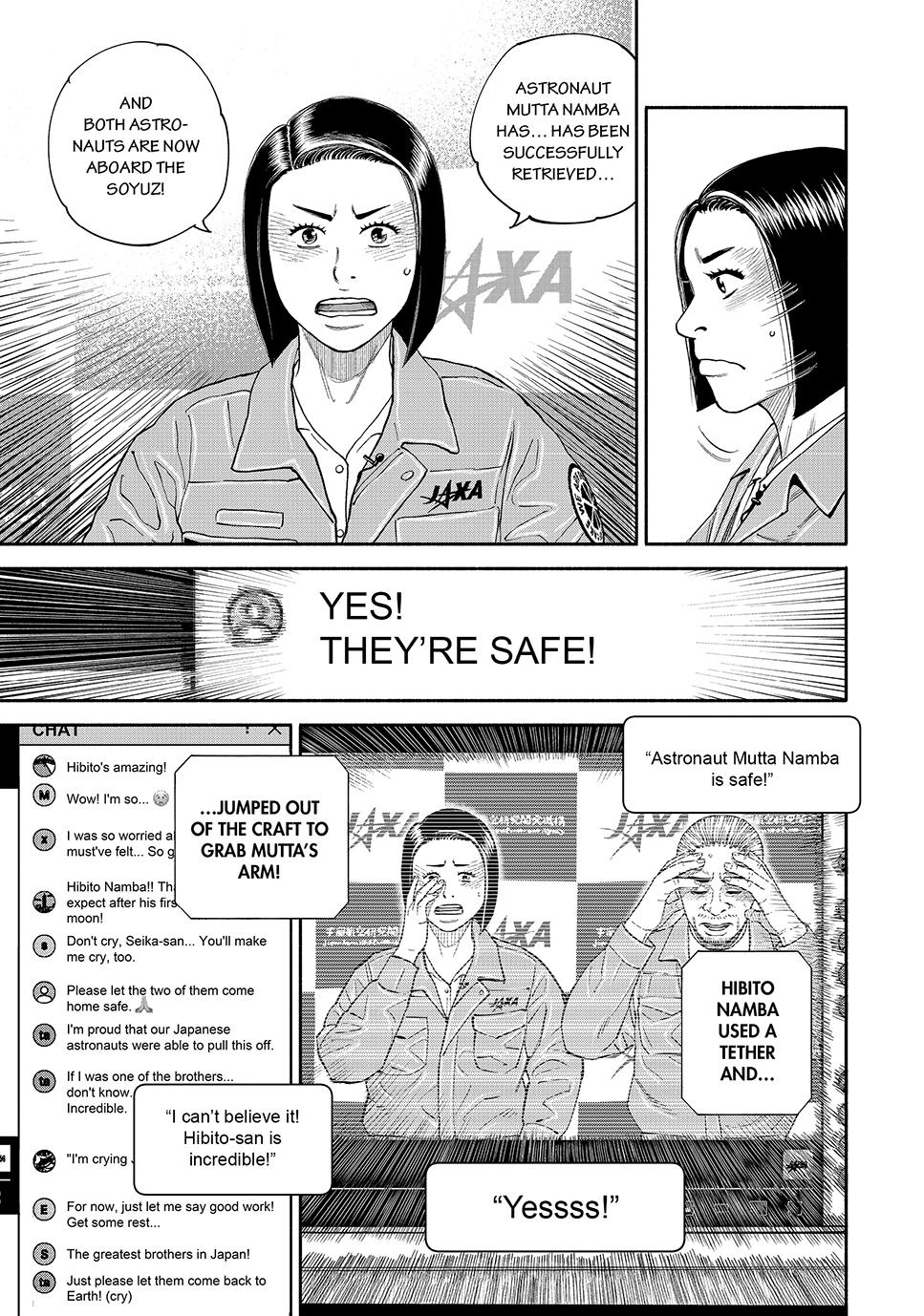 Uchuu Kyoudai Chapter 424 page 13 - Chapter 424