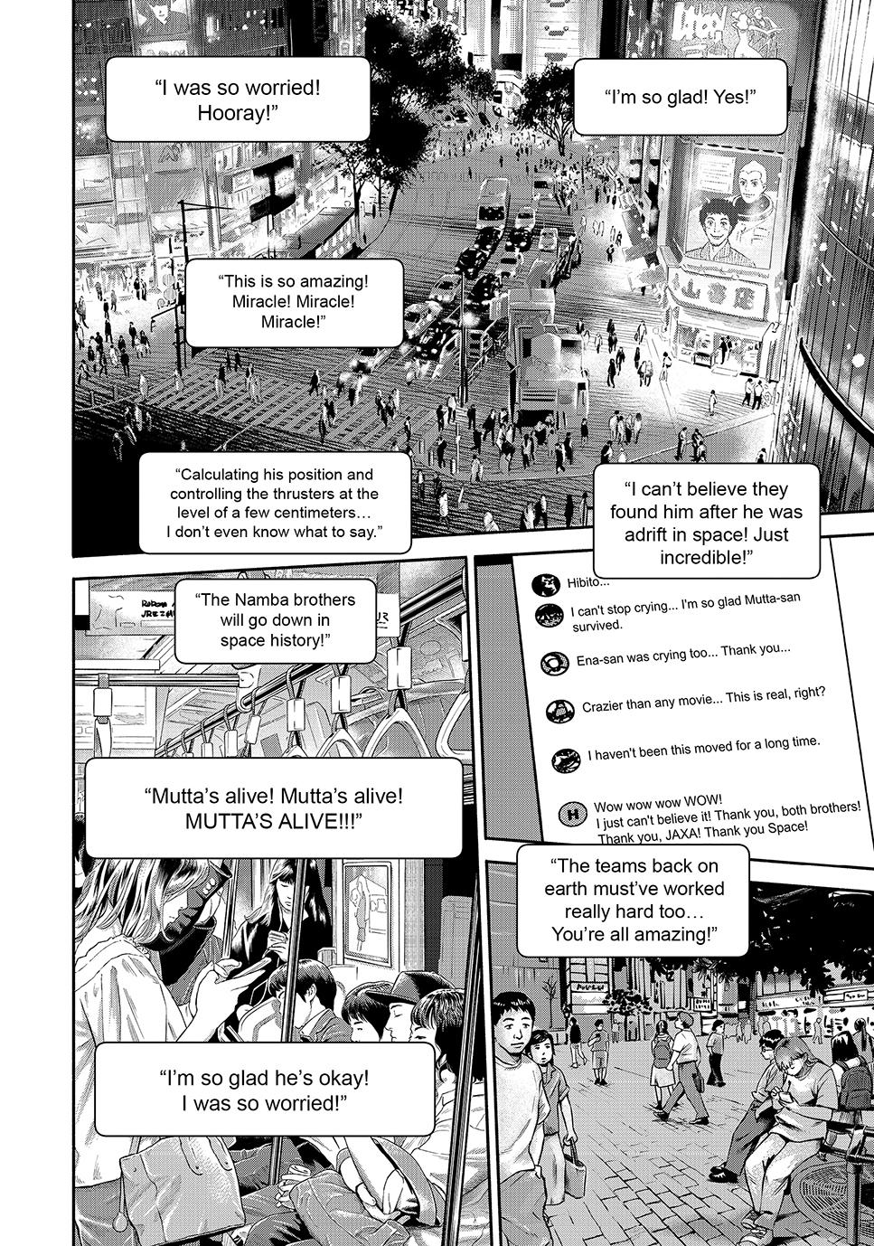 Uchuu Kyoudai Chapter 424 page 14 - Chapter 424