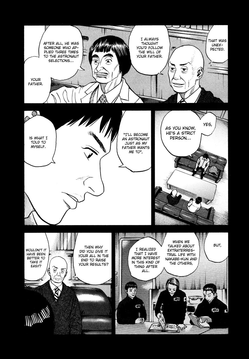 Uchuu Kyoudai Chapter 44 page 15 - Chapter 44 : Father, Son, and Mutta Claus