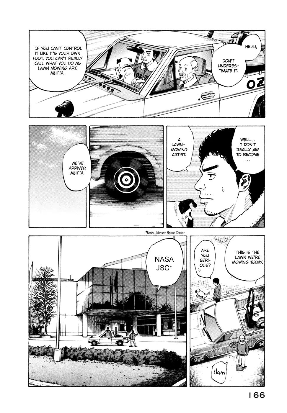 Uchuu Kyoudai Chapter 46 page 11 - Chapter 46 : Lawnmower Guy and Rover Guy