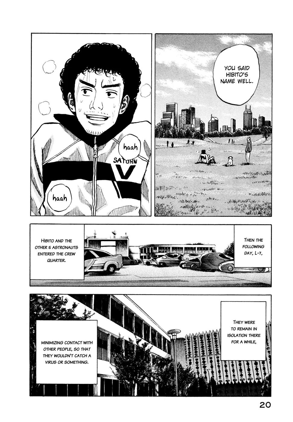 Uchuu Kyoudai Chapter 49 page 22 - Chapter 49 : Muscle-Training Brother