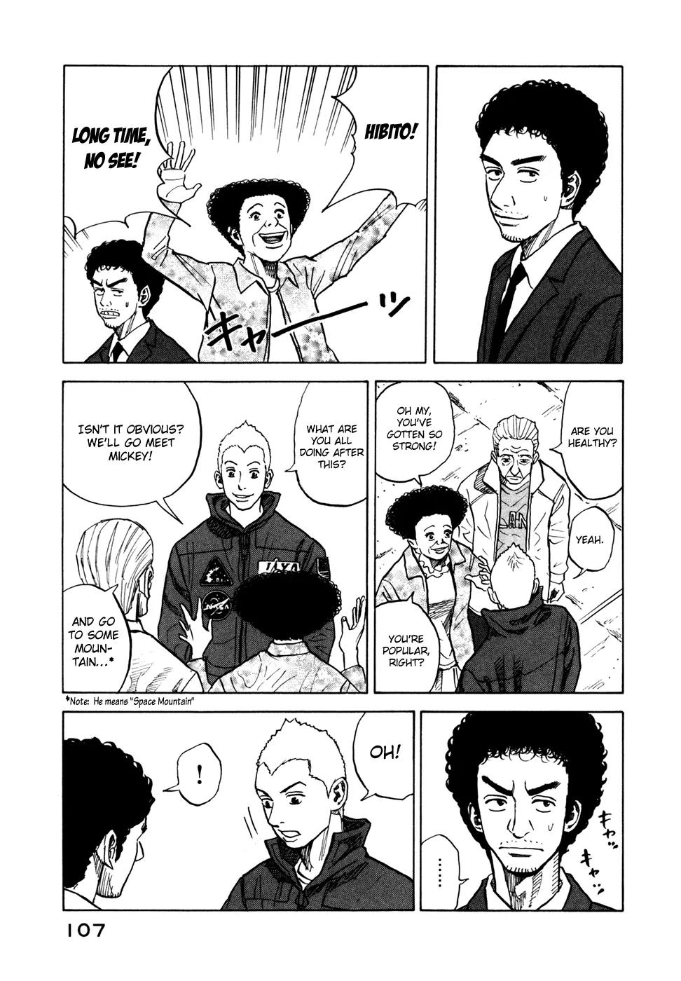 Uchuu Kyoudai Chapter 53 page 18 - Chapter 53 : Crew Visit
