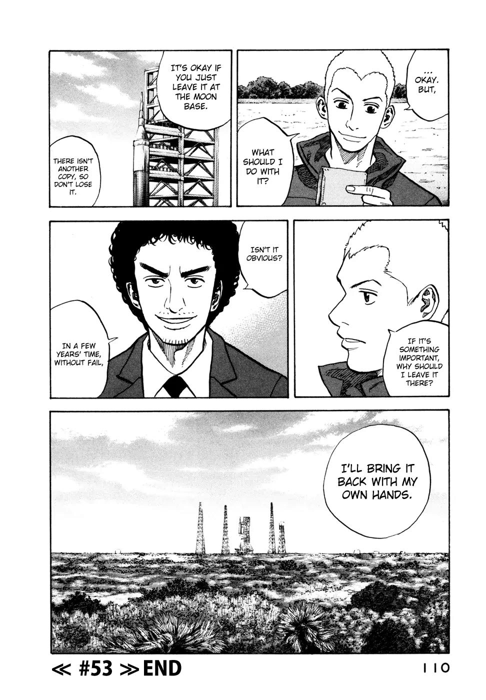 Uchuu Kyoudai Chapter 53 page 21 - Chapter 53 : Crew Visit