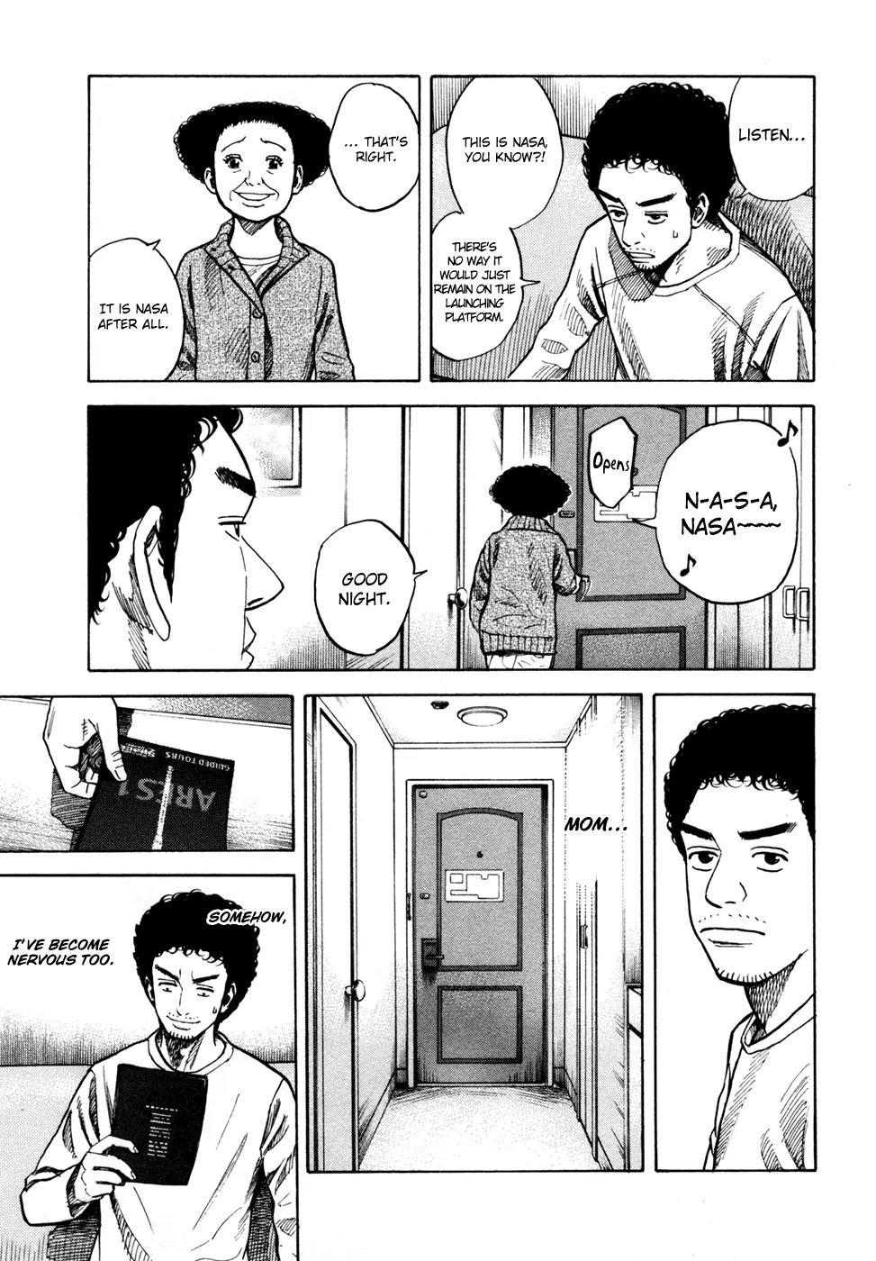 Uchuu Kyoudai Chapter 55 page 18 - Chapter 55 : The Night Before the Launch
