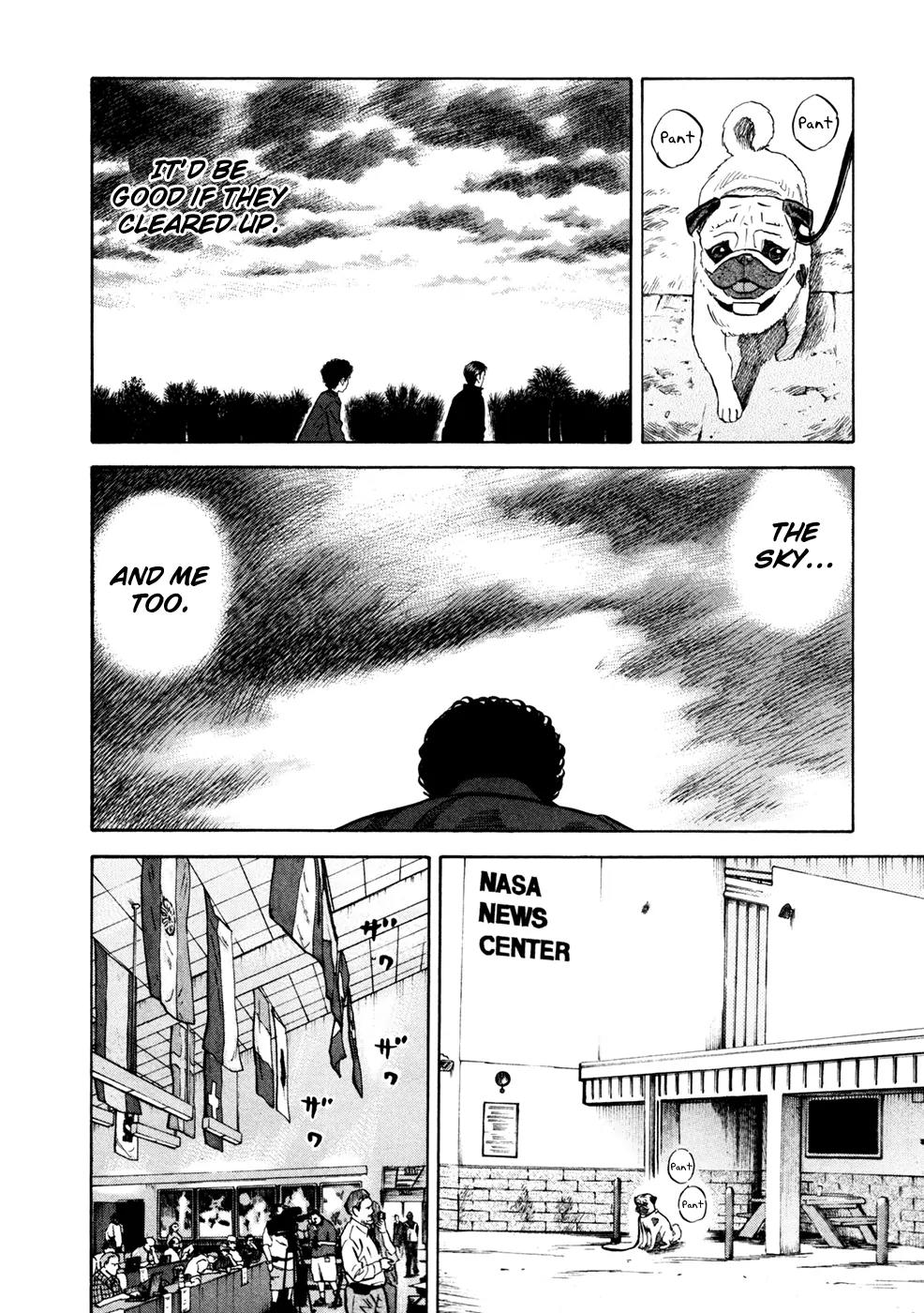Uchuu Kyoudai Chapter 56 page 17 - Chapter 56 : 50/50