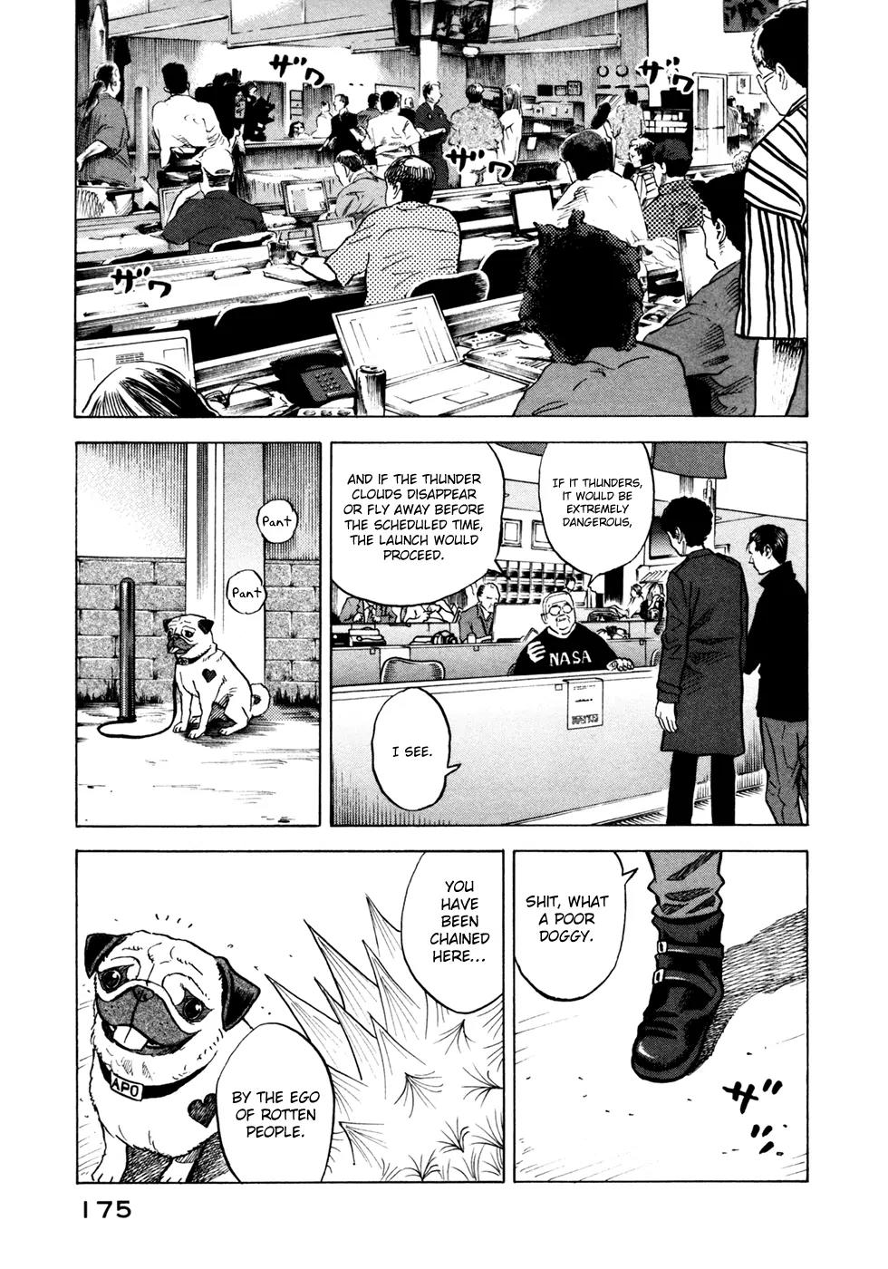 Uchuu Kyoudai Chapter 56 page 18 - Chapter 56 : 50/50