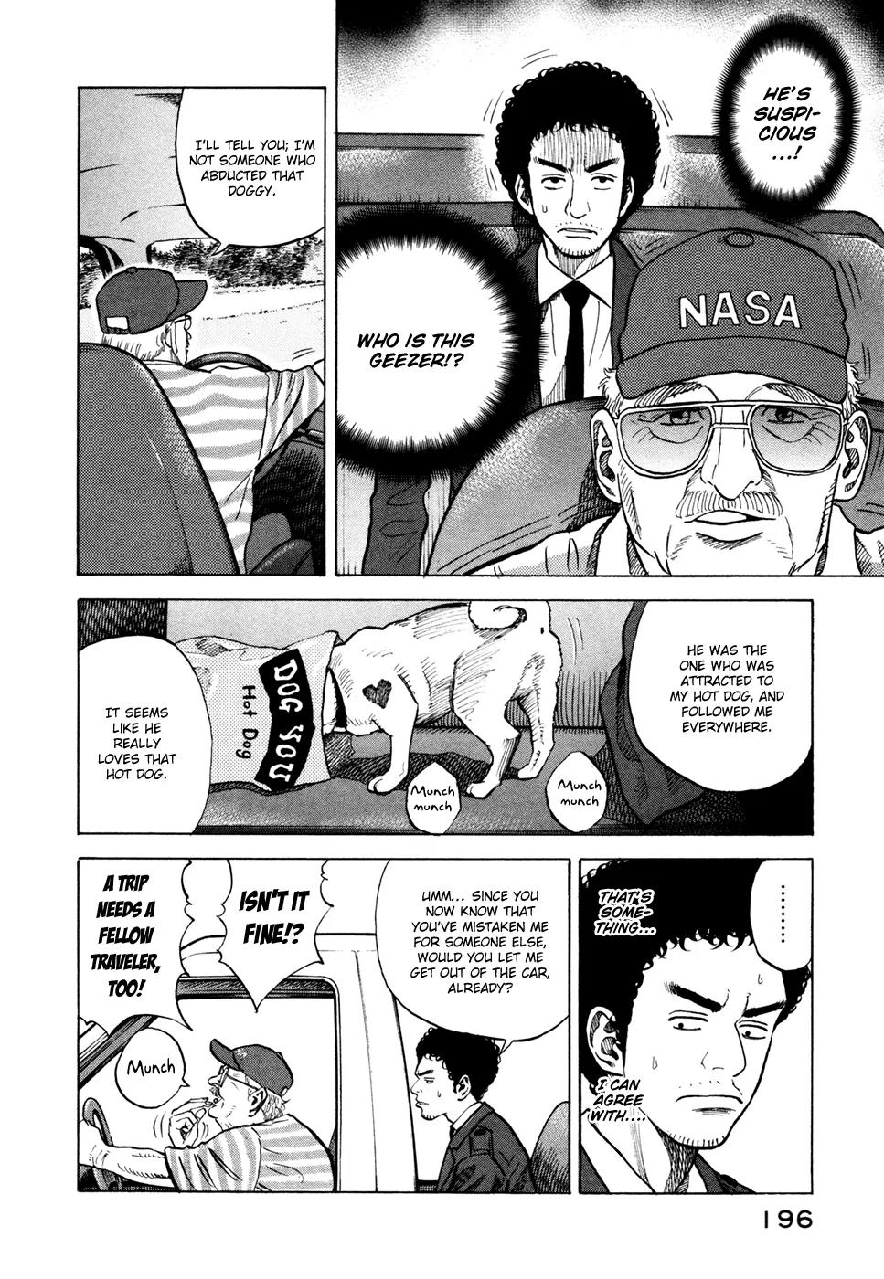Uchuu Kyoudai Chapter 57 page 17 - Chapter 57 : A Dog, an Old Geezer, and Alexander