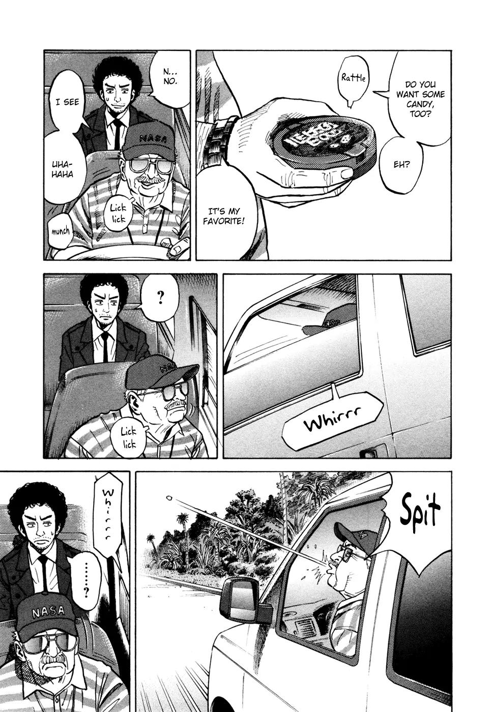 Uchuu Kyoudai Chapter 57 page 18 - Chapter 57 : A Dog, an Old Geezer, and Alexander