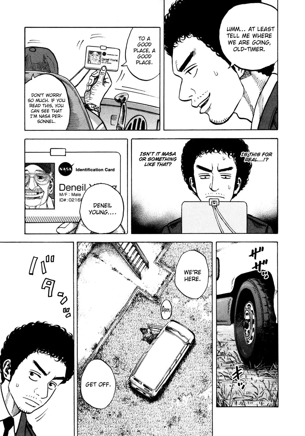 Uchuu Kyoudai Chapter 57 page 20 - Chapter 57 : A Dog, an Old Geezer, and Alexander