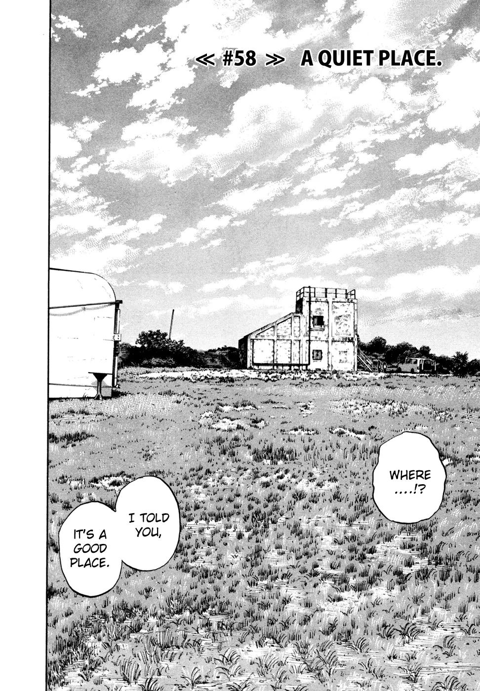 Uchuu Kyoudai Chapter 58 page 3 - Chapter 58 : A Quiet Place