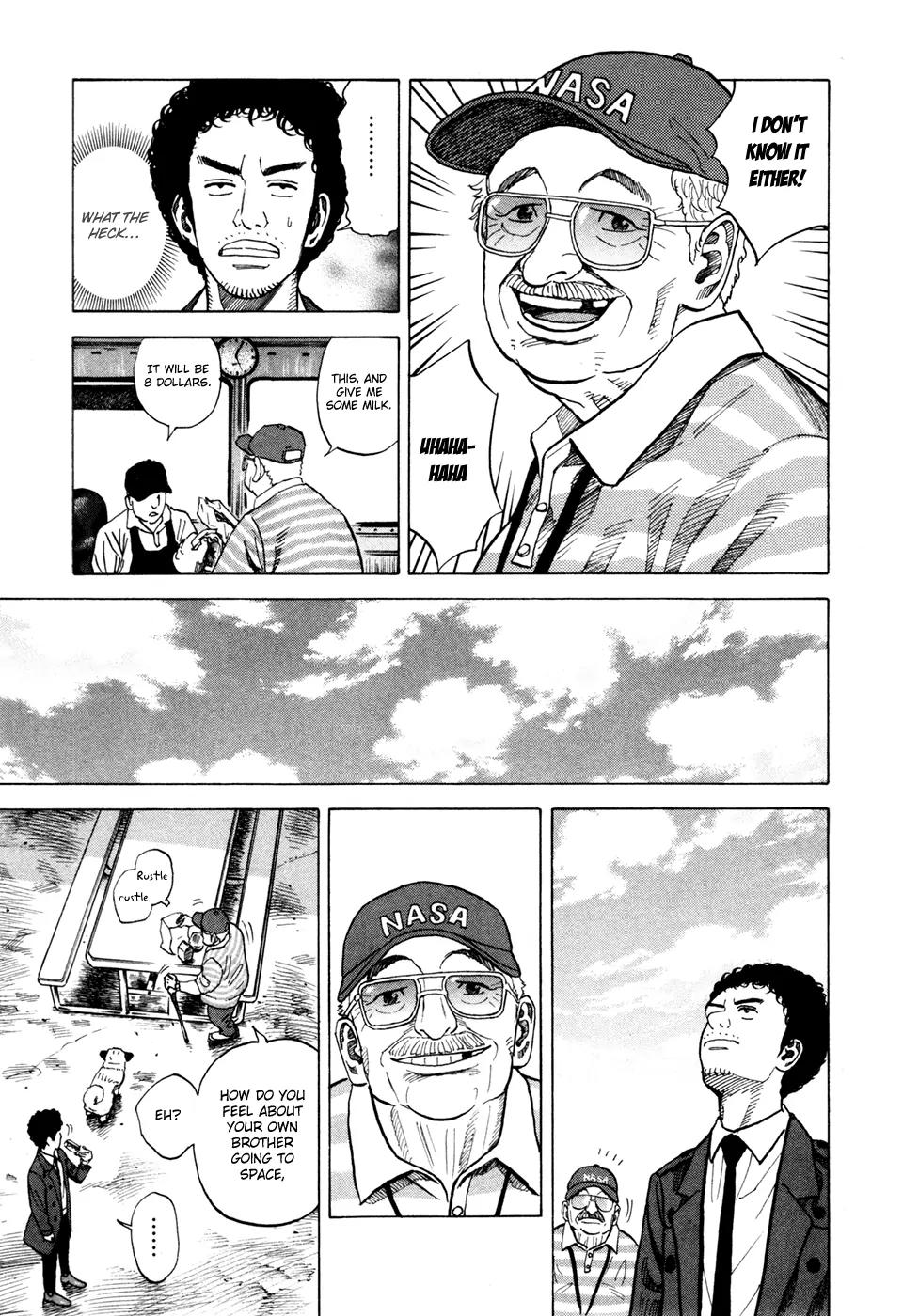 Uchuu Kyoudai Chapter 61 page 10 - Chapter 61 : Control Geezer