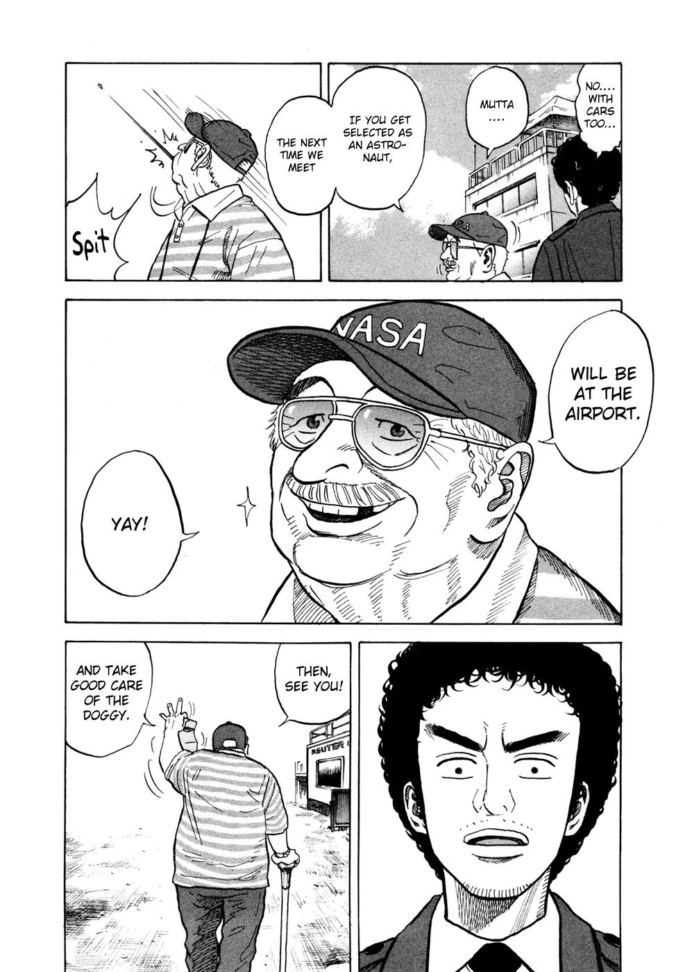 Uchuu Kyoudai Chapter 61 page 15 - Chapter 61 : Control Geezer