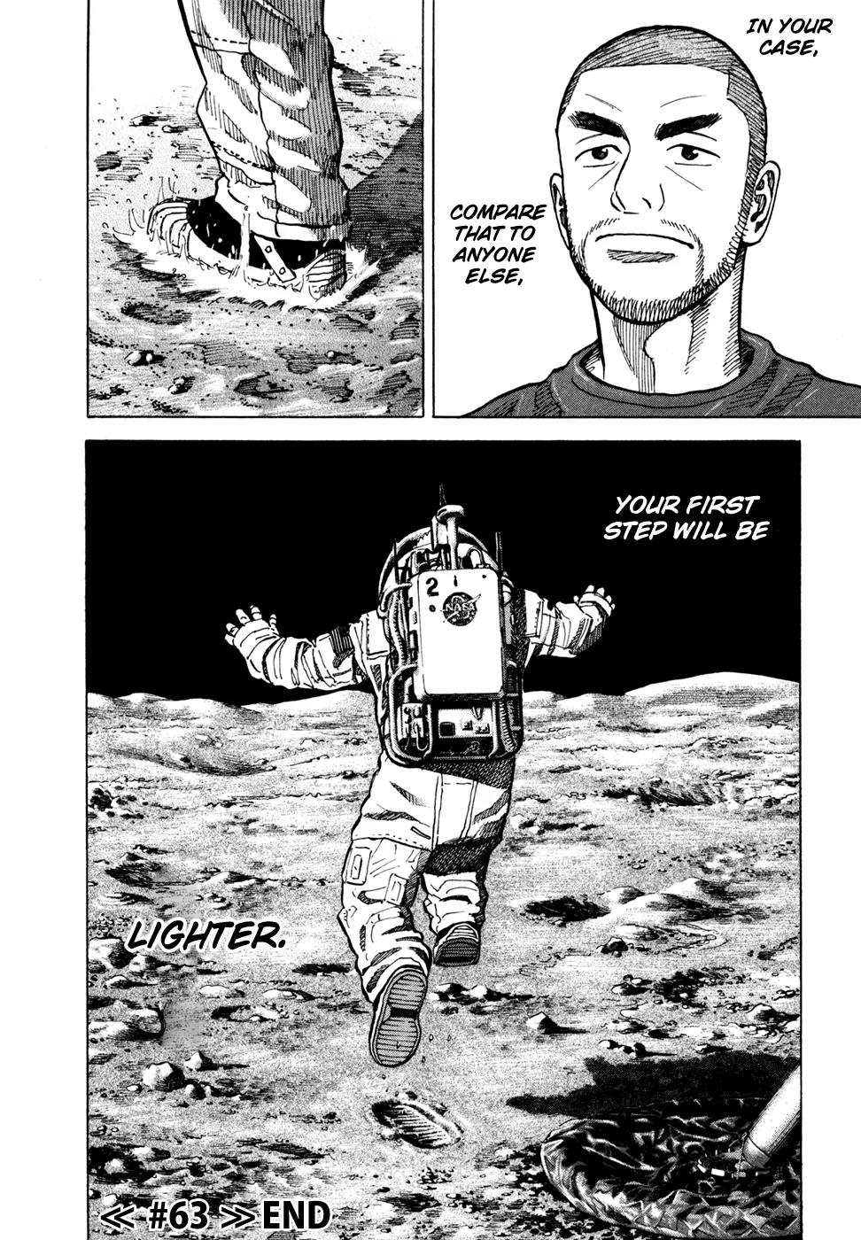 Uchuu Kyoudai Chapter 63 page 21 - Chapter 63 : First Step