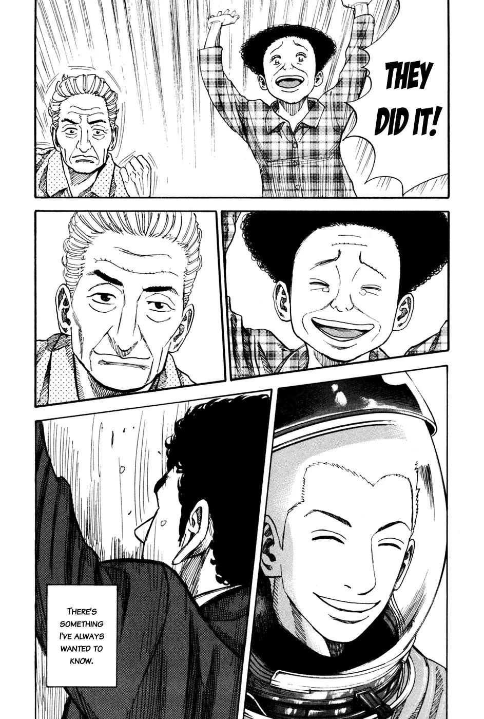 Uchuu Kyoudai Chapter 64 page 18 - Chapter 64 : The Thing I Wanted to Know