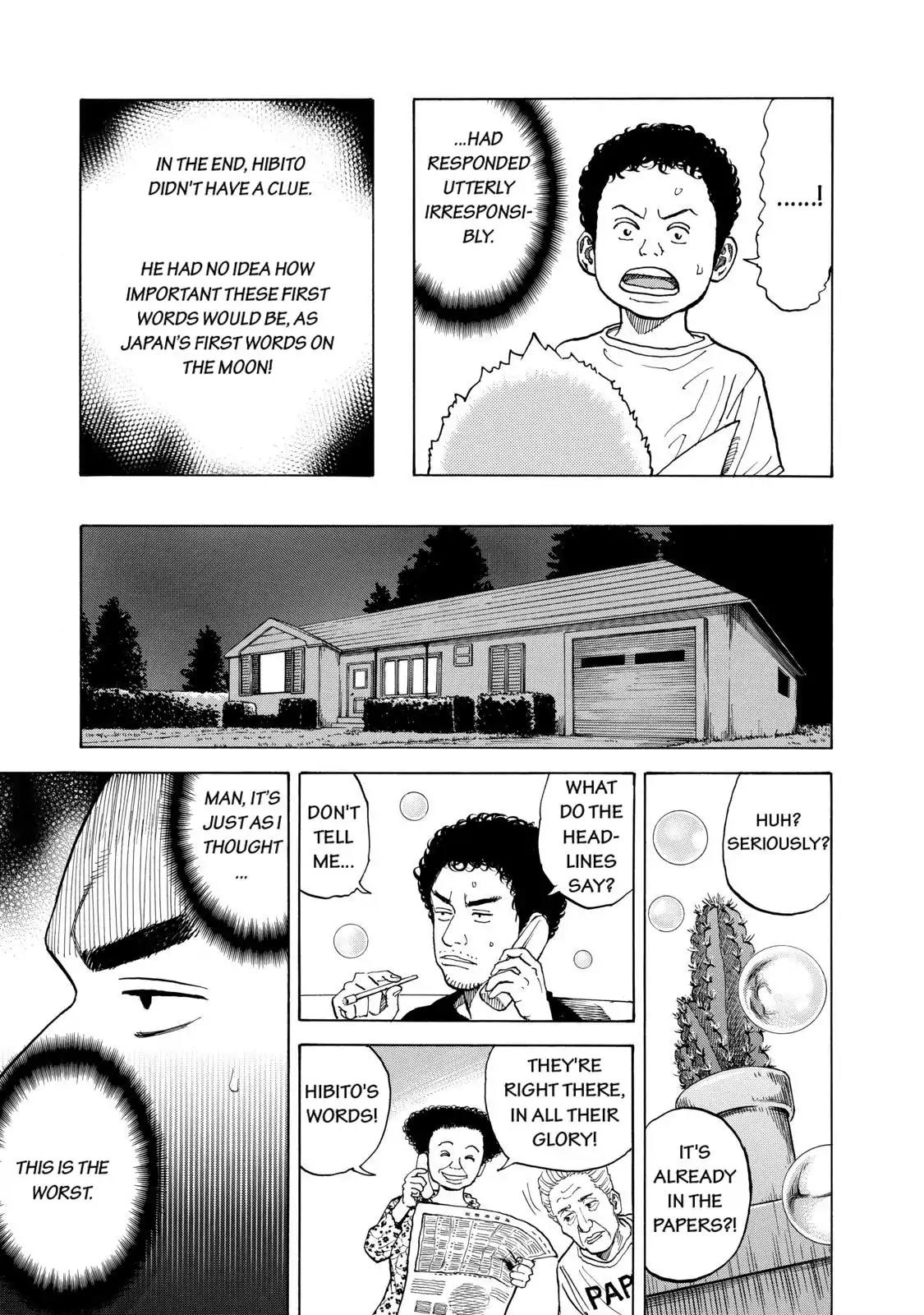 Uchuu Kyoudai Chapter 65 page 18 - Chapter 65 : Moon Rabbit