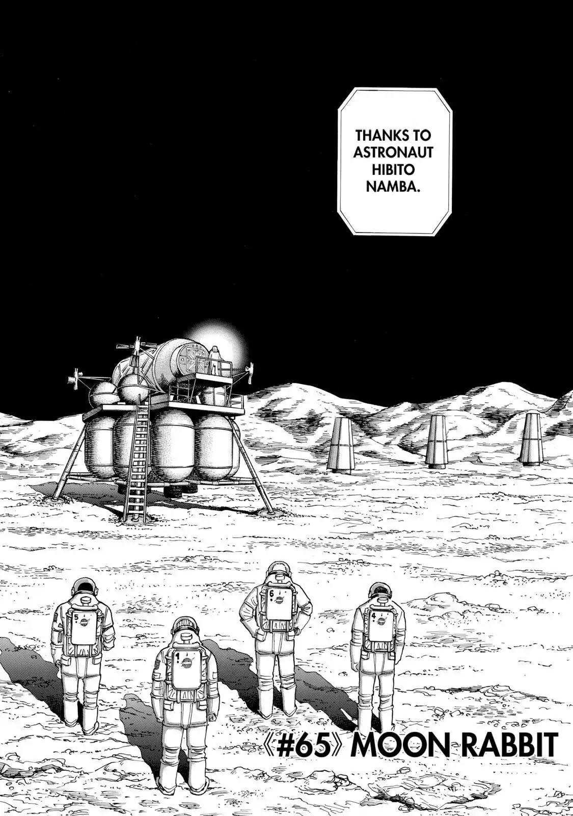 Uchuu Kyoudai Chapter 65 page 3 - Chapter 65 : Moon Rabbit