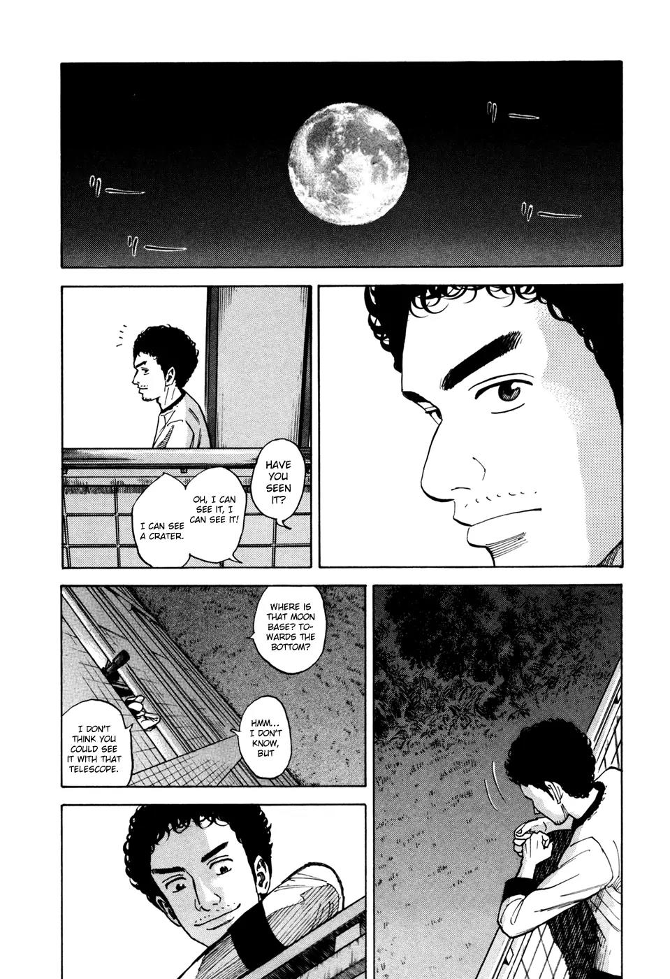 Uchuu Kyoudai Chapter 66 page 15 - Chapter 66 : A Pug and a Hug on a Moonlit Night