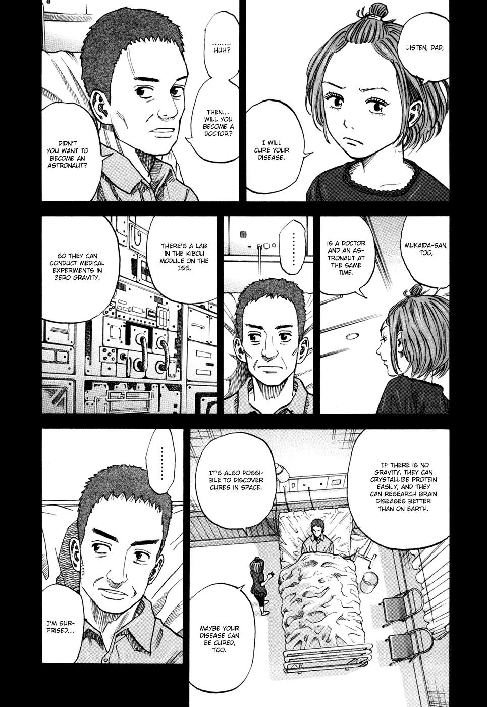 Uchuu Kyoudai Chapter 69 page 18 - Chapter 69 : Dancing Astronaut