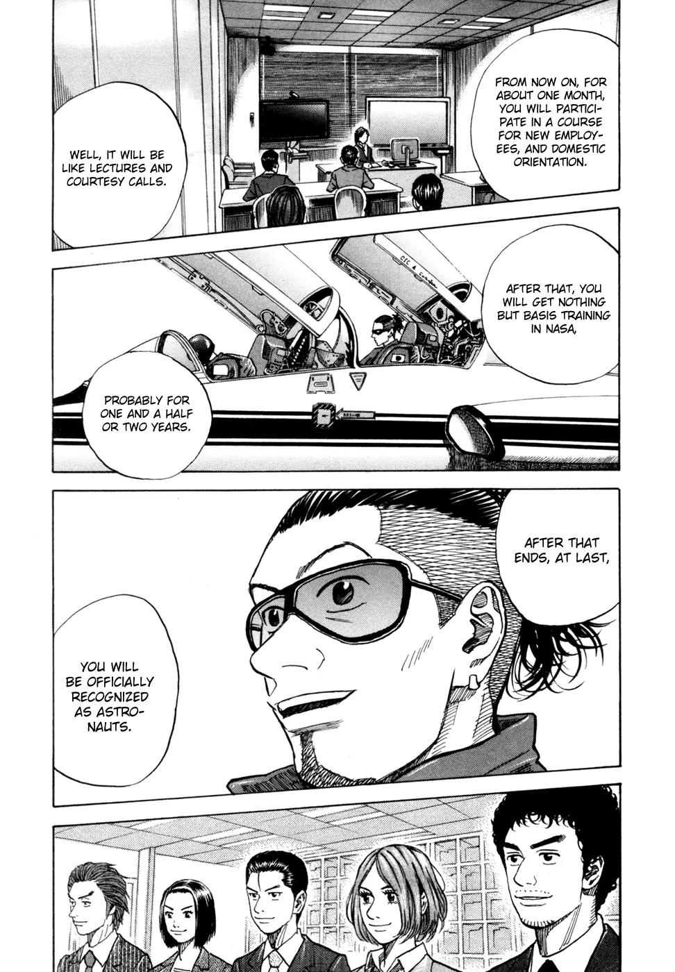 Uchuu Kyoudai Chapter 74 page 16 - Chapter 74 : The Character for "Person"