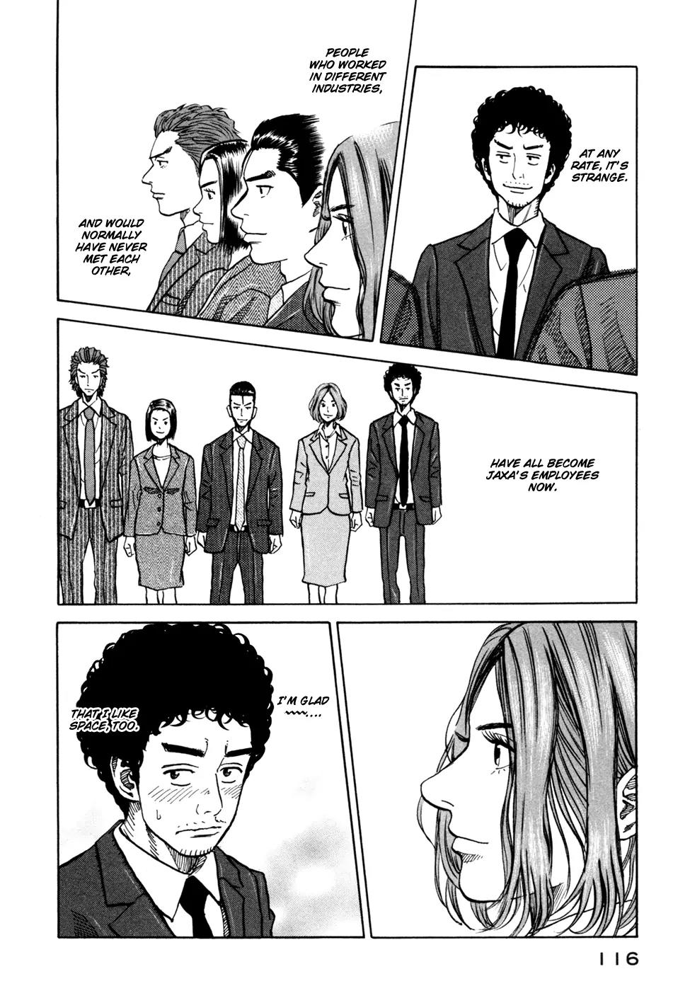 Uchuu Kyoudai Chapter 74 page 5 - Chapter 74 : The Character for "Person"