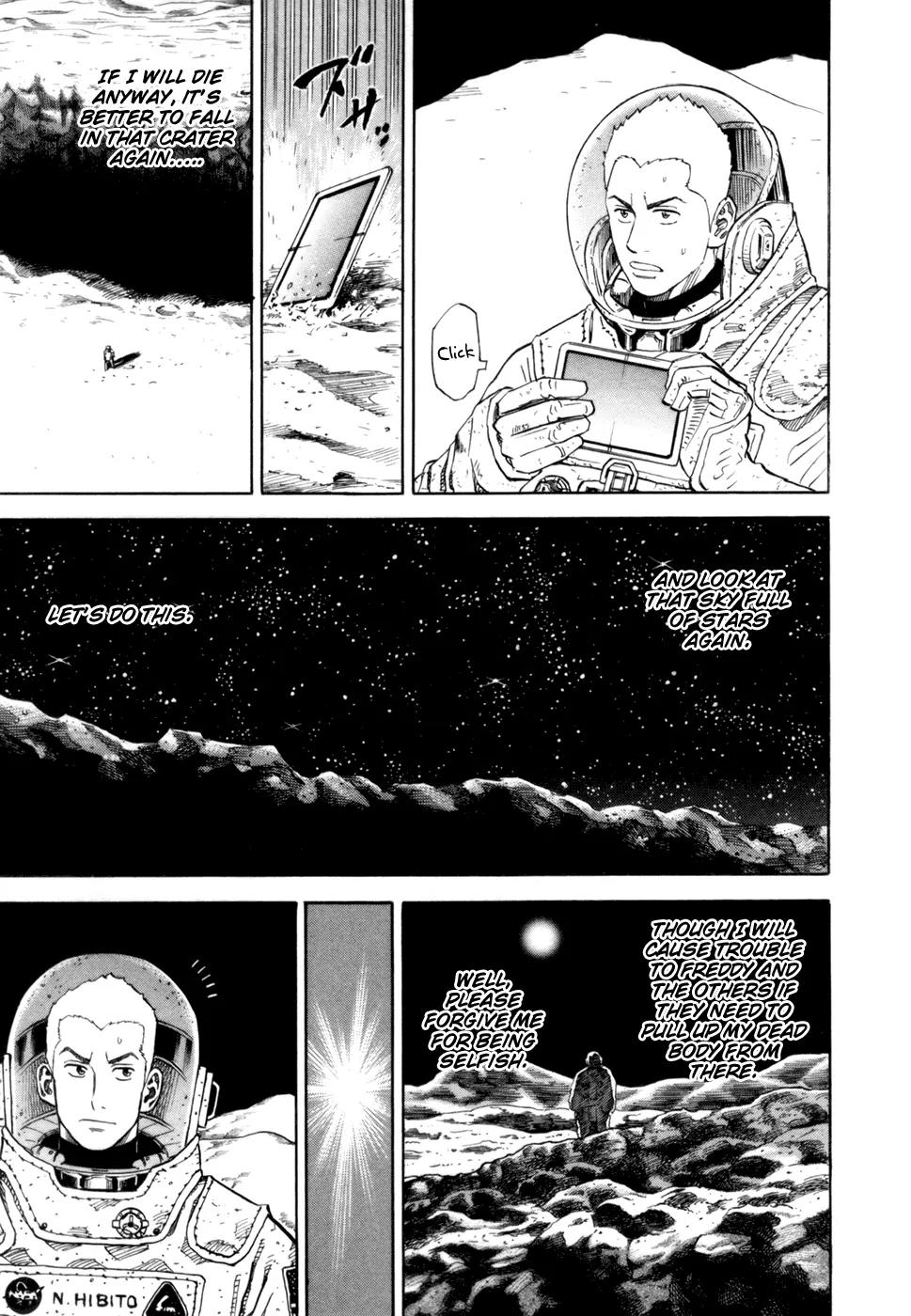 Uchuu Kyoudai Chapter 82 page 17 - Chapter 82 : Moon Walk