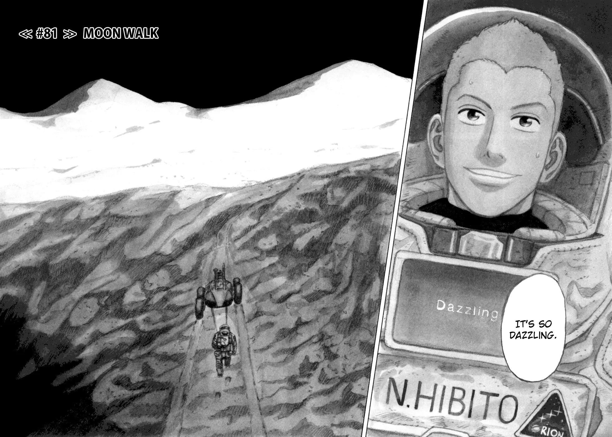 Uchuu Kyoudai Chapter 82 page 3 - Chapter 82 : Moon Walk
