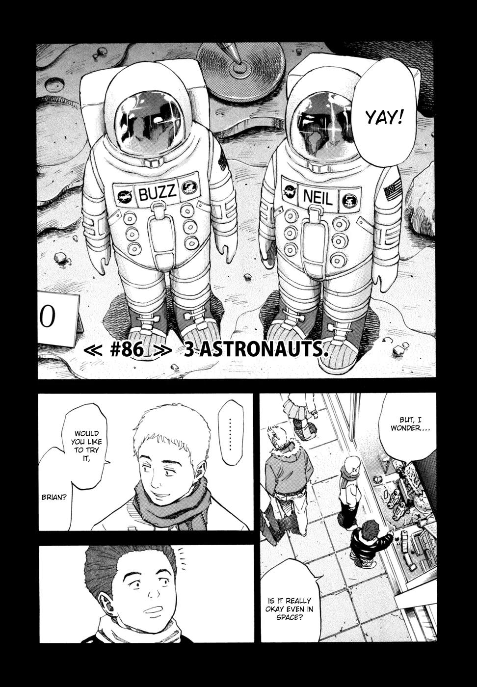 Uchuu Kyoudai Chapter 86 page 3 - Chapter 86 : 3 Astronauts