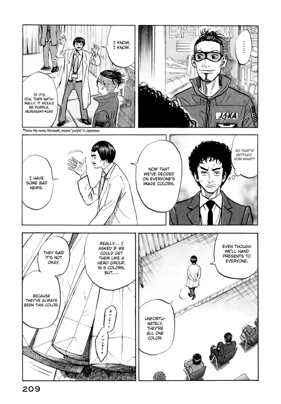 Uchuu Kyoudai Chapter 88 page 8 - Chapter 88 : 5 Blue Ranger