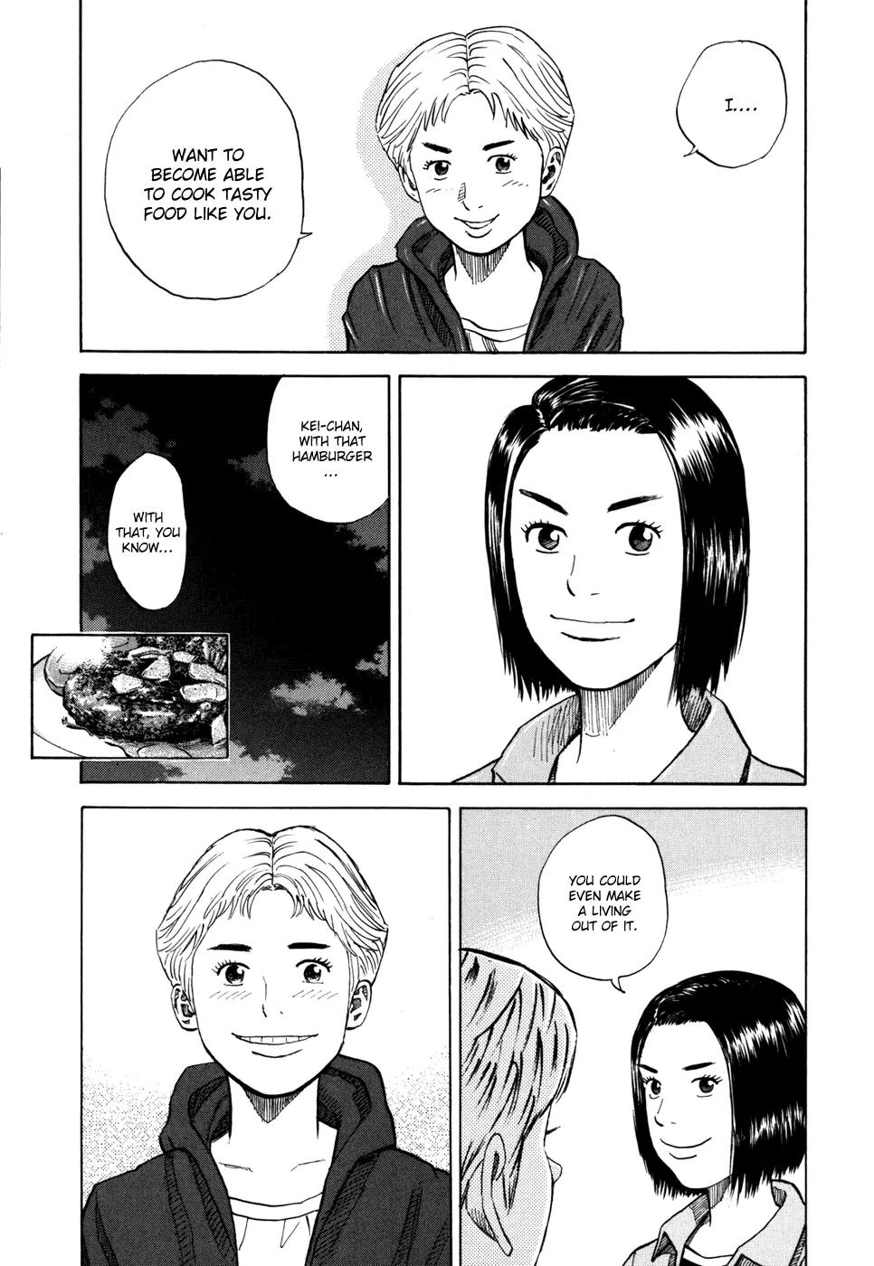 Uchuu Kyoudai Chapter 89 page 18 - Chapter 89 : Dining Table and Setting Off