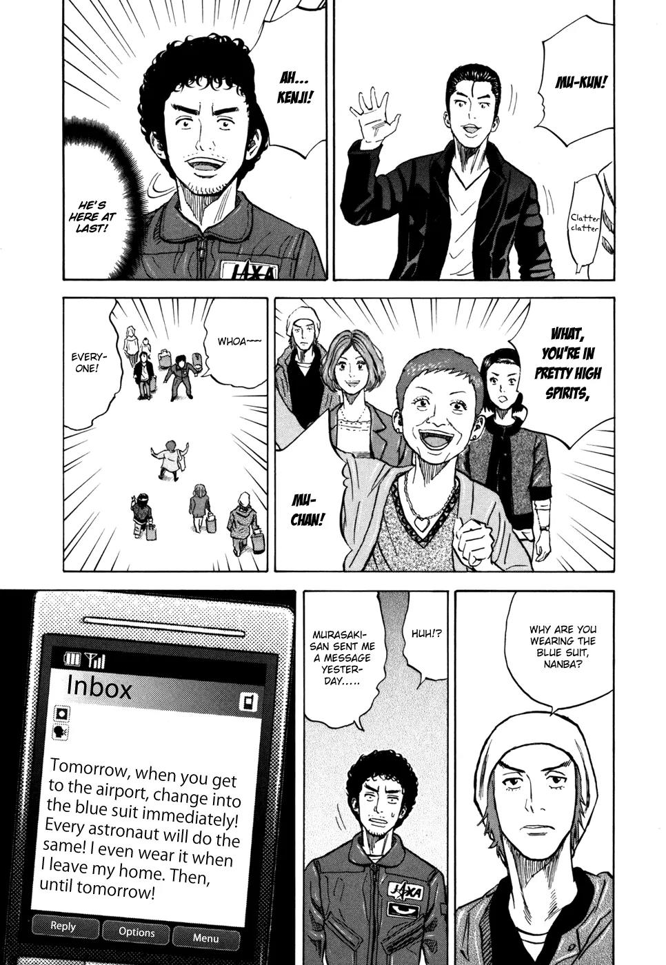 Uchuu Kyoudai Chapter 89 page 22 - Chapter 89 : Dining Table and Setting Off