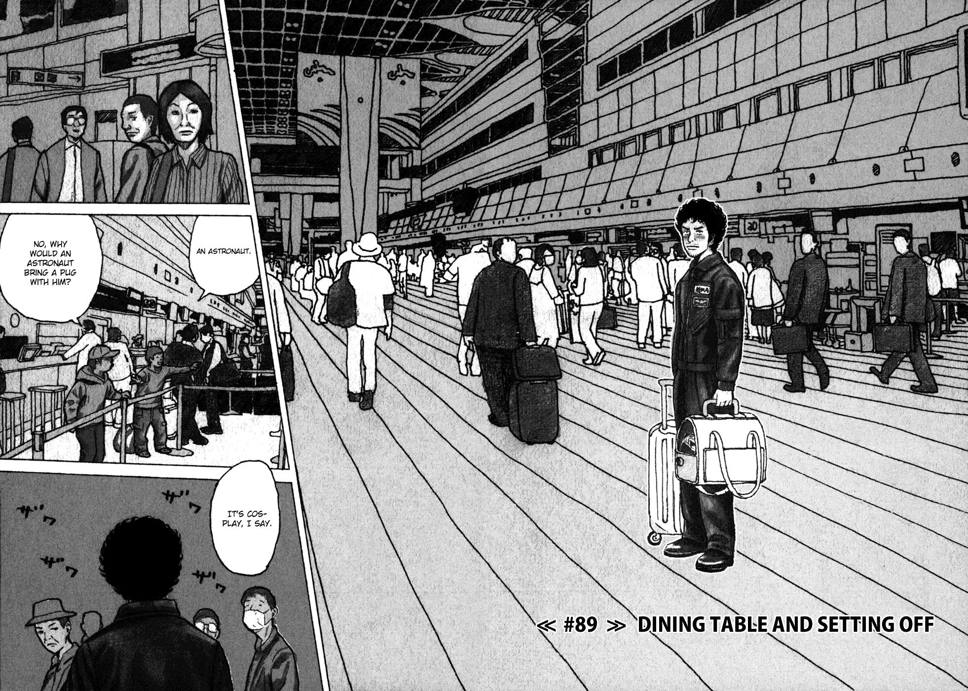 Uchuu Kyoudai Chapter 89 page 6 - Chapter 89 : Dining Table and Setting Off