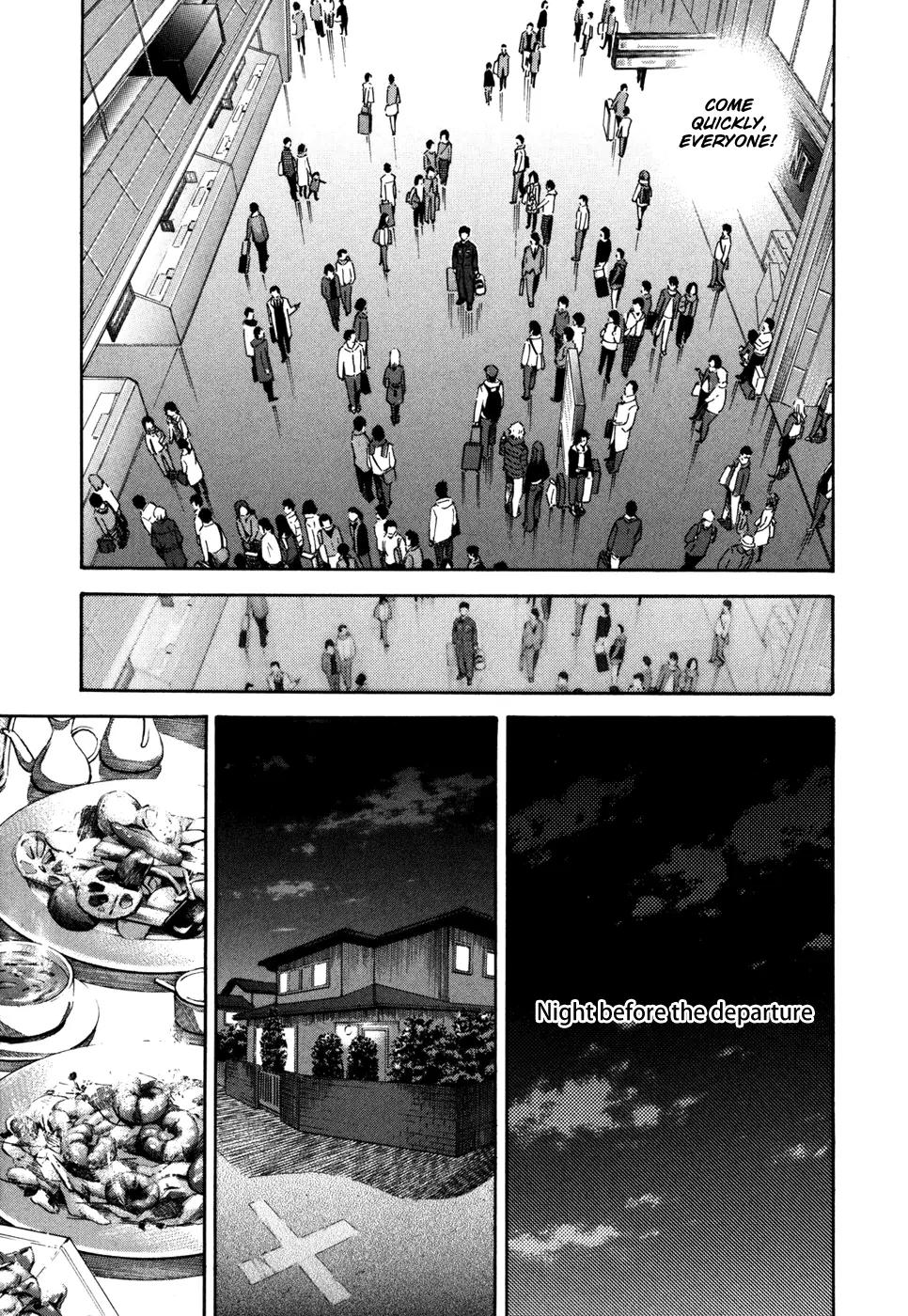 Uchuu Kyoudai Chapter 89 page 8 - Chapter 89 : Dining Table and Setting Off