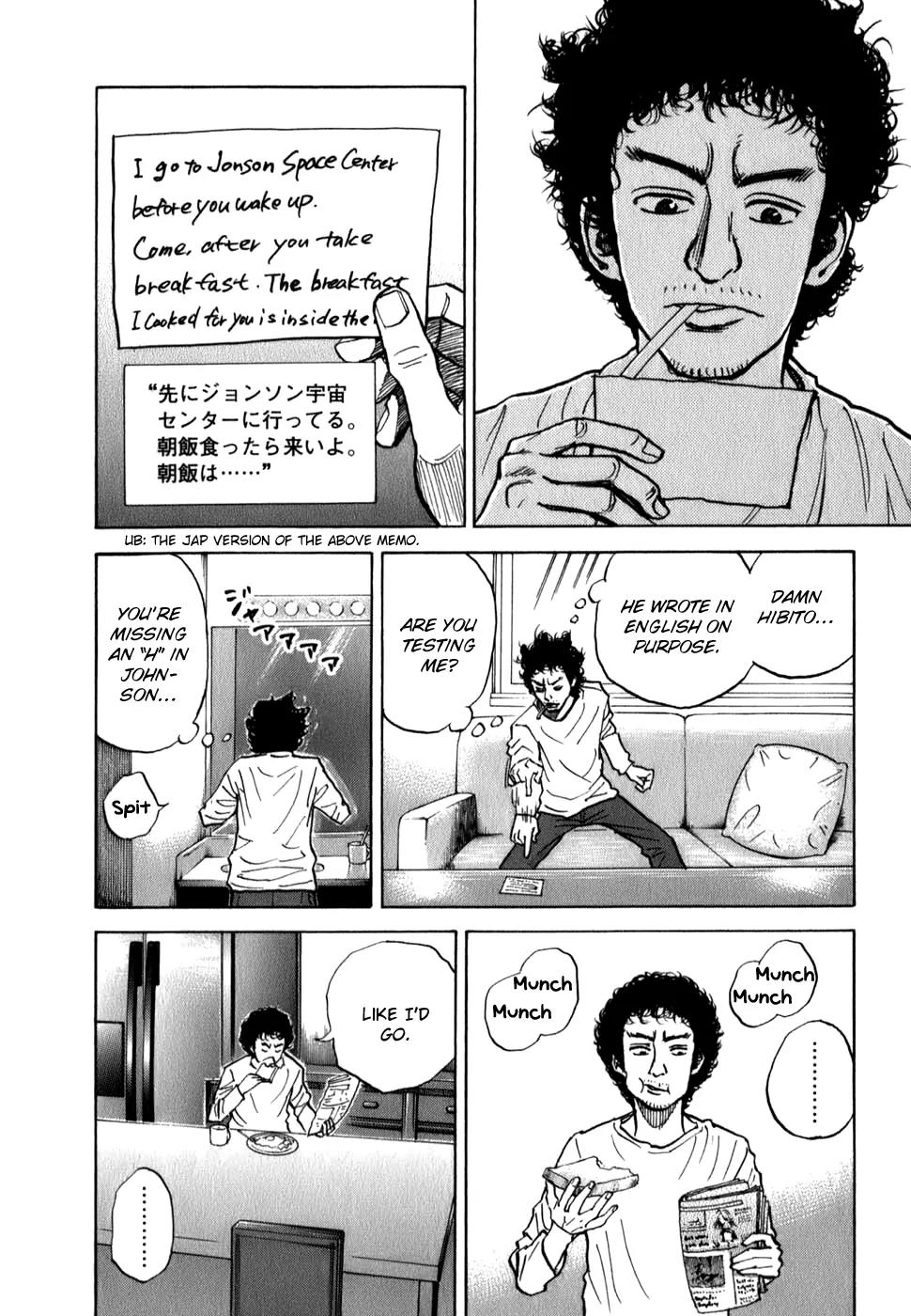 Uchuu Kyoudai Chapter 9 page 14 - Chapter 9 : Bleak Days