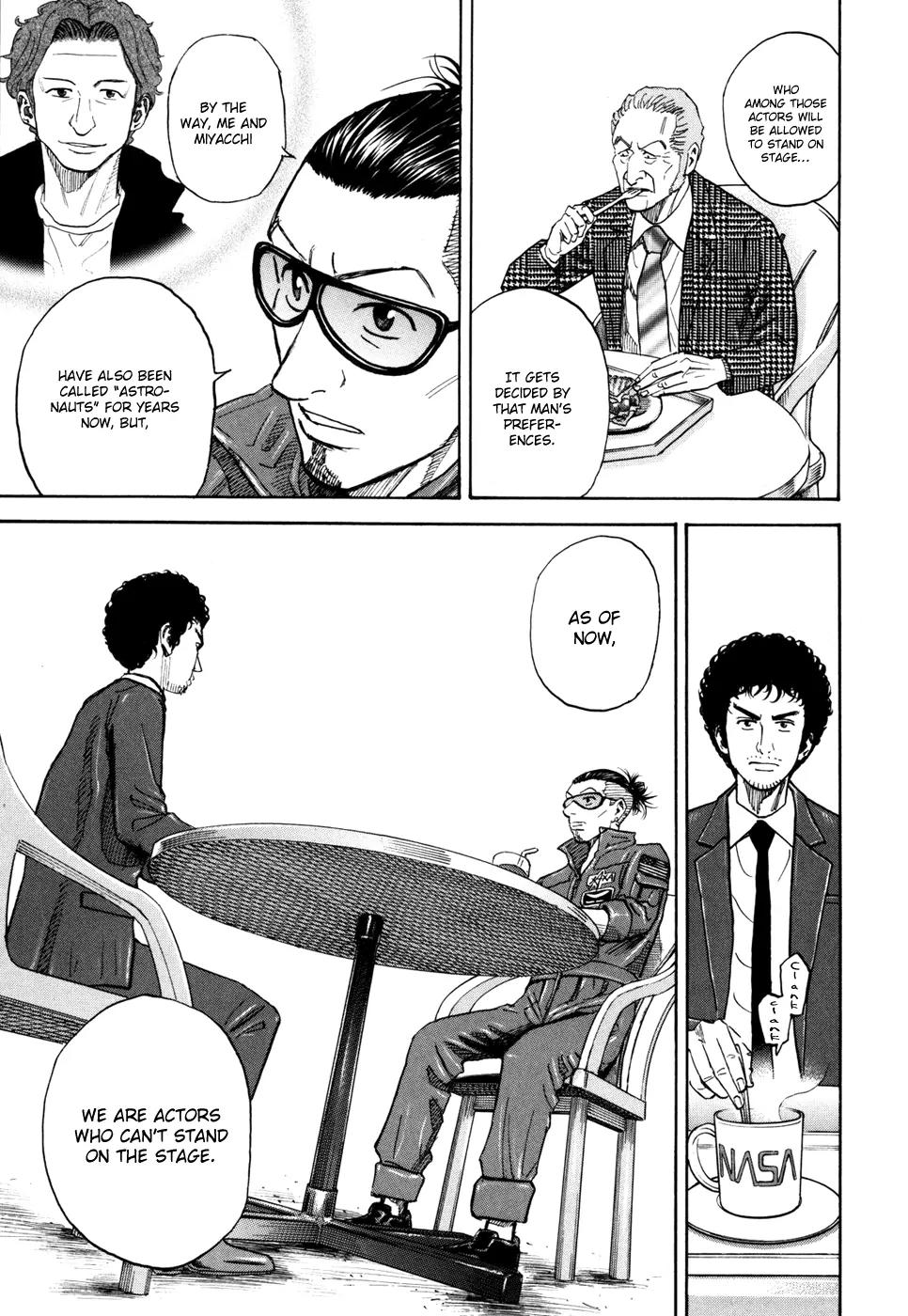 Uchuu Kyoudai Chapter 91 page 18 - Chapter 91 : Stage Actor