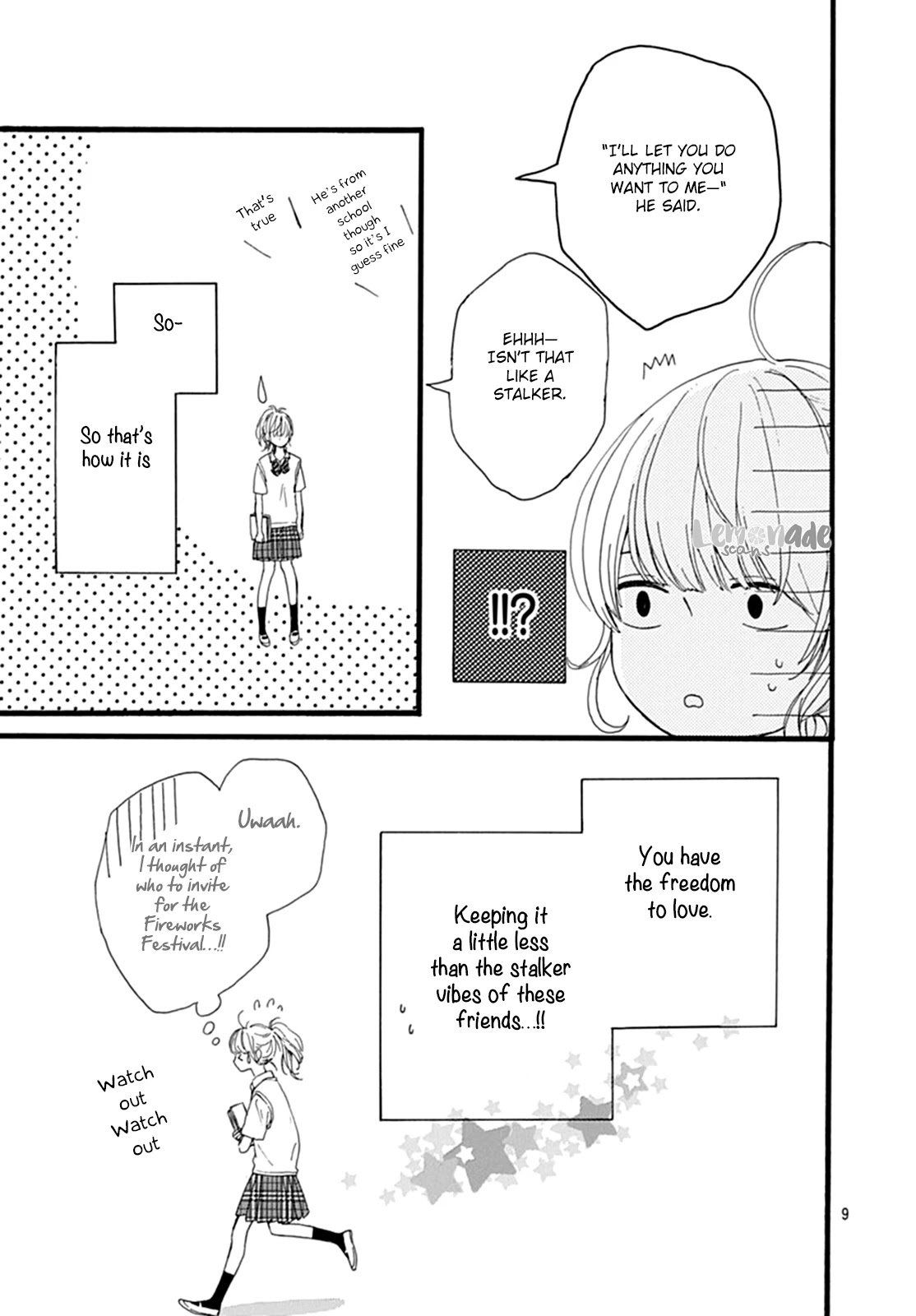 Uchuu no Hate no Mannaka no Chapter 7 page 10 - Chapter 7: Planet 7