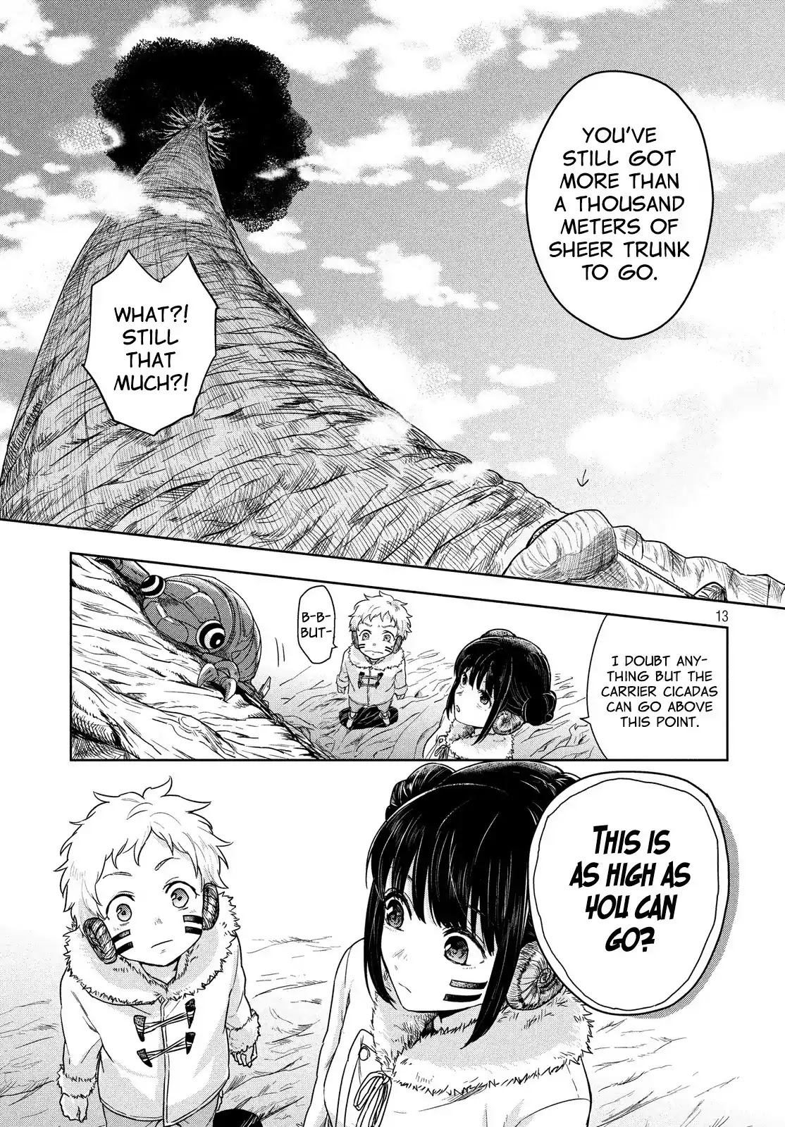 Uchuu no Profile Chapter 5 page 12 - Chapter 5: The Giant Tree, Elkido