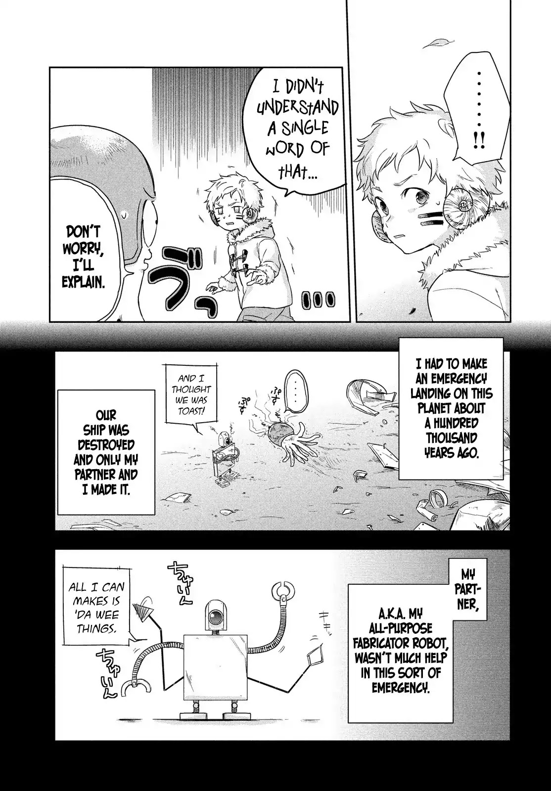 Uchuu no Profile Chapter 5 page 27 - Chapter 5: The Giant Tree, Elkido