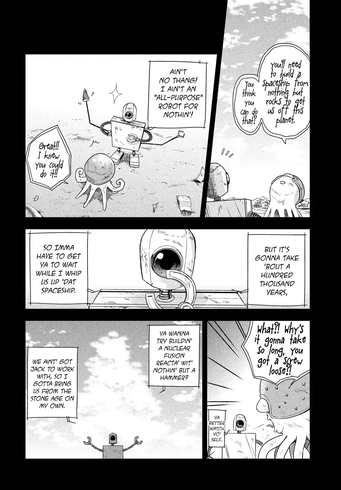 Uchuu no Profile Chapter 5 page 28 - Chapter 5: The Giant Tree, Elkido