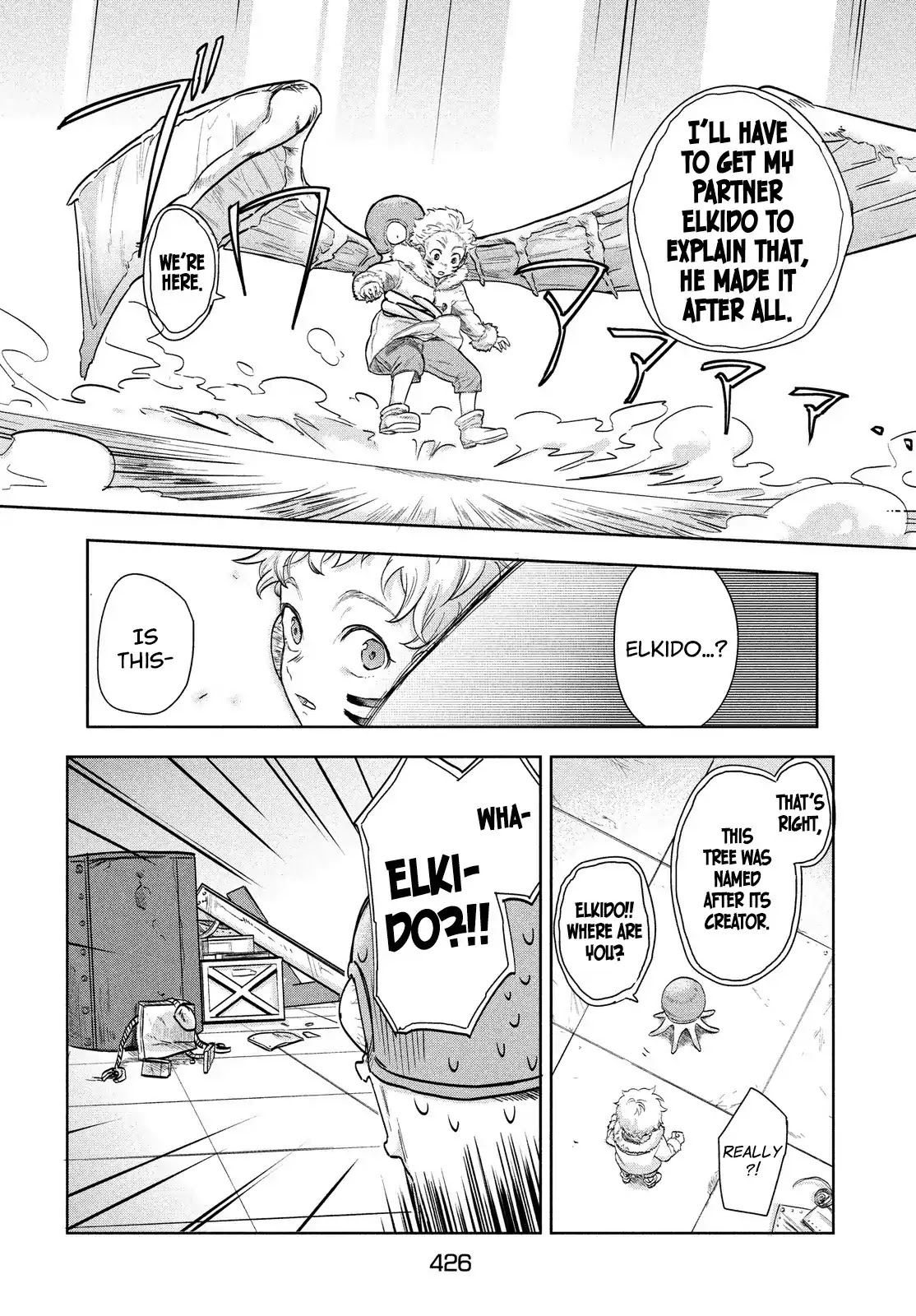 Uchuu no Profile Chapter 5 page 30 - Chapter 5: The Giant Tree, Elkido