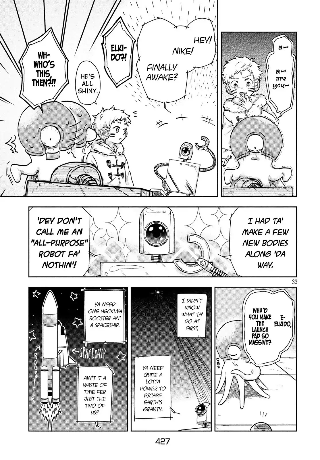 Uchuu no Profile Chapter 5 page 31 - Chapter 5: The Giant Tree, Elkido