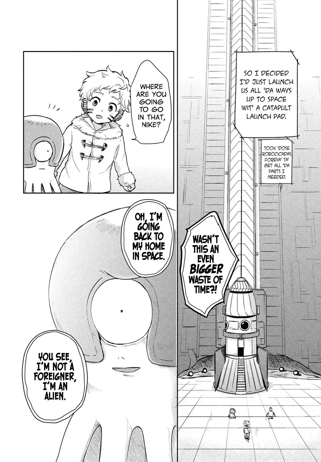 Uchuu no Profile Chapter 5 page 32 - Chapter 5: The Giant Tree, Elkido