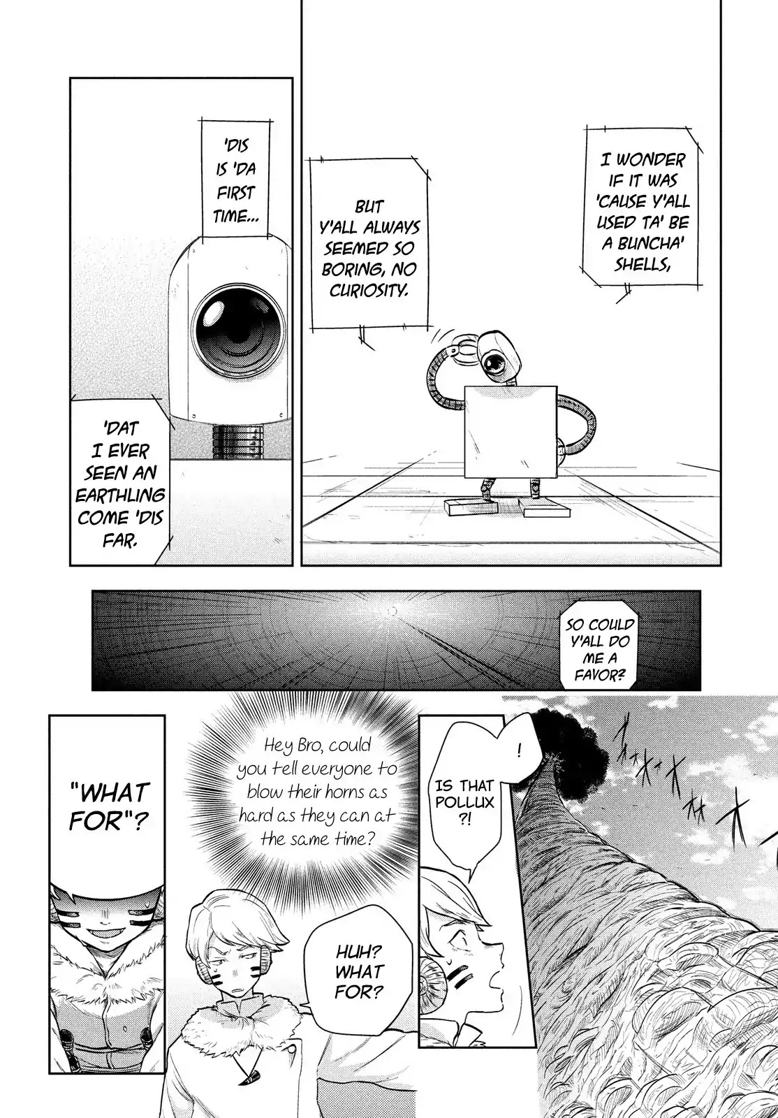 Uchuu no Profile Chapter 5 page 37 - Chapter 5: The Giant Tree, Elkido