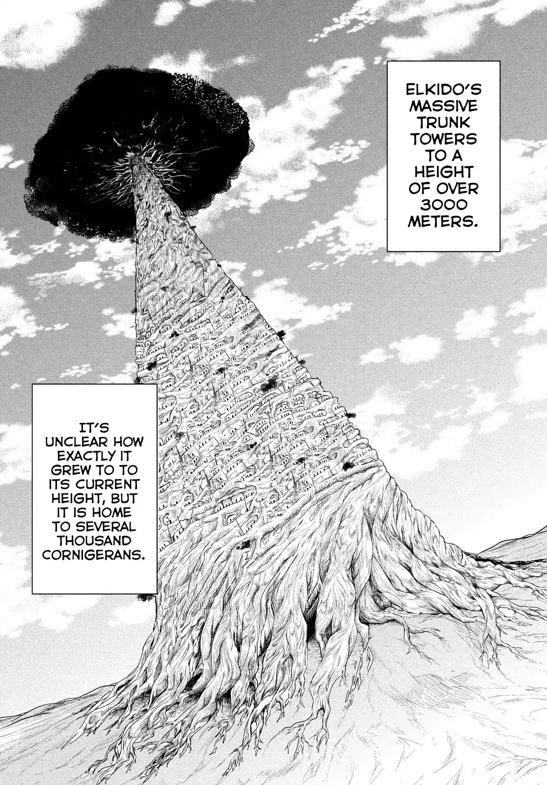 Uchuu no Profile Chapter 5 page 4 - Chapter 5: The Giant Tree, Elkido